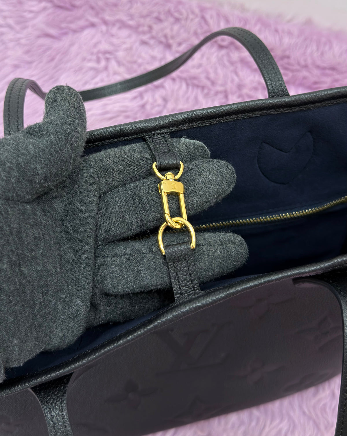 Louis Vuitton Neverfull MM Monogram Empreinte Leather