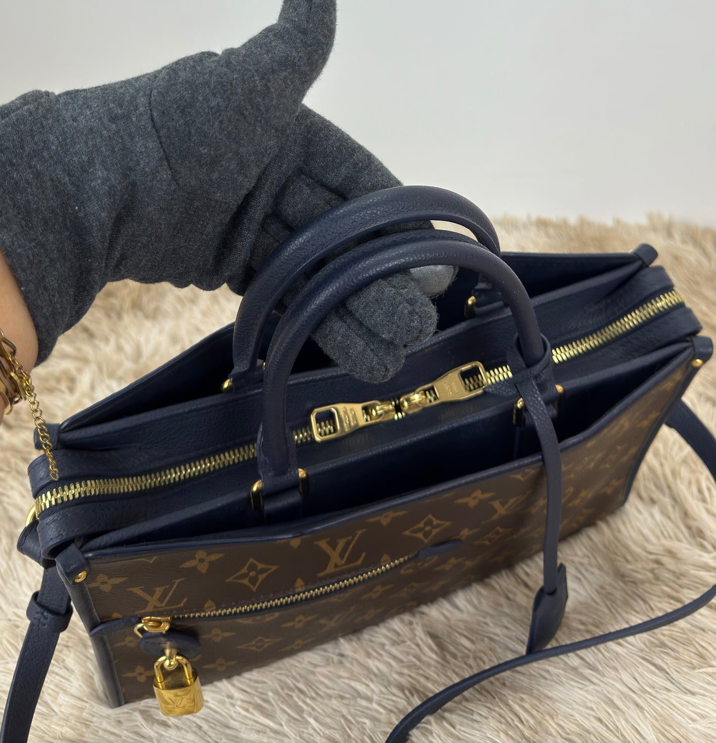Louis Vuitton Popincourt PM Monogram Marine Canvas
