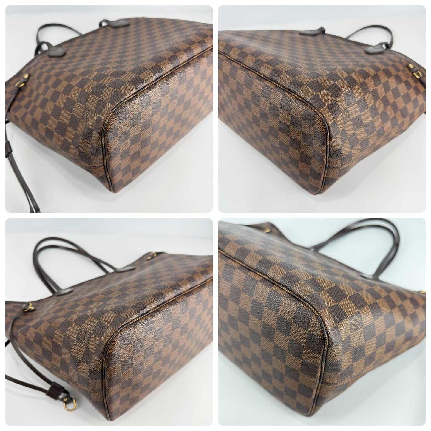 Louis Vuitton Neverful MM Damier Ebene With Pouch