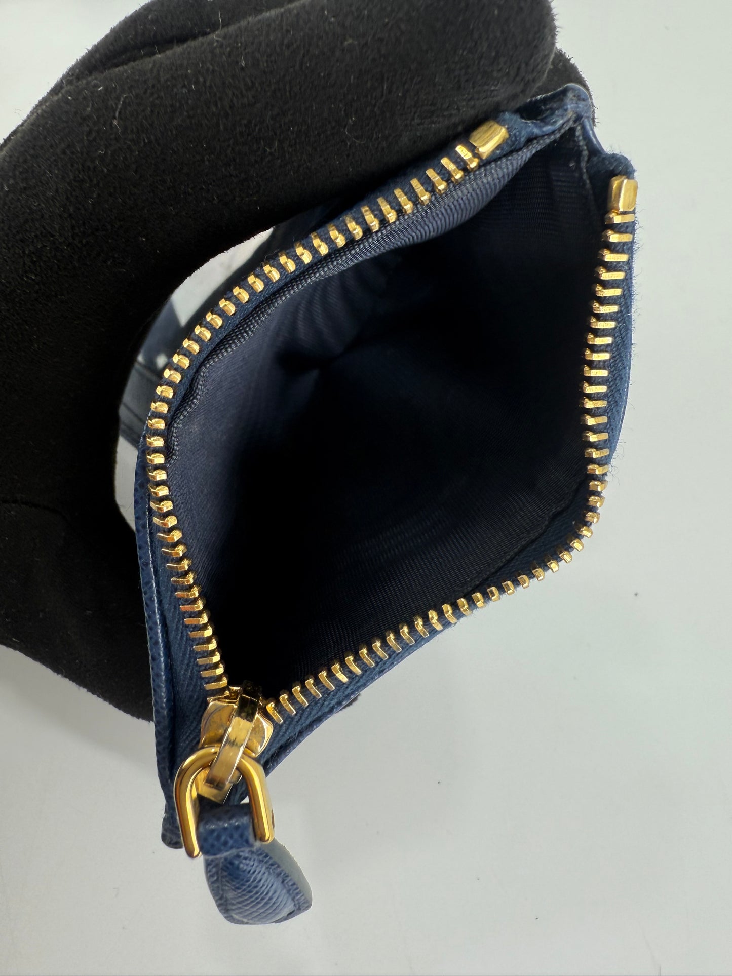 Prada Saffiano Leather Compact Wallet