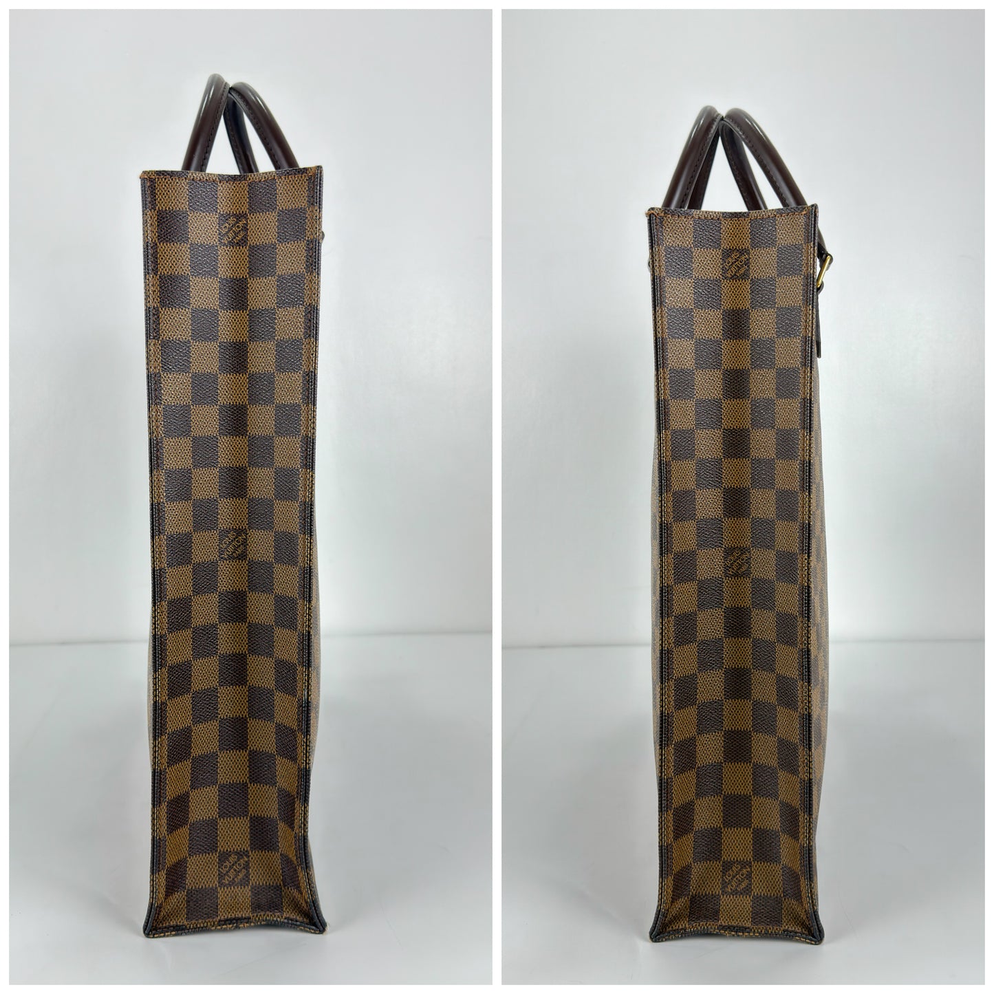 Louis Vuitton Damier Ebene Sac Plat GM