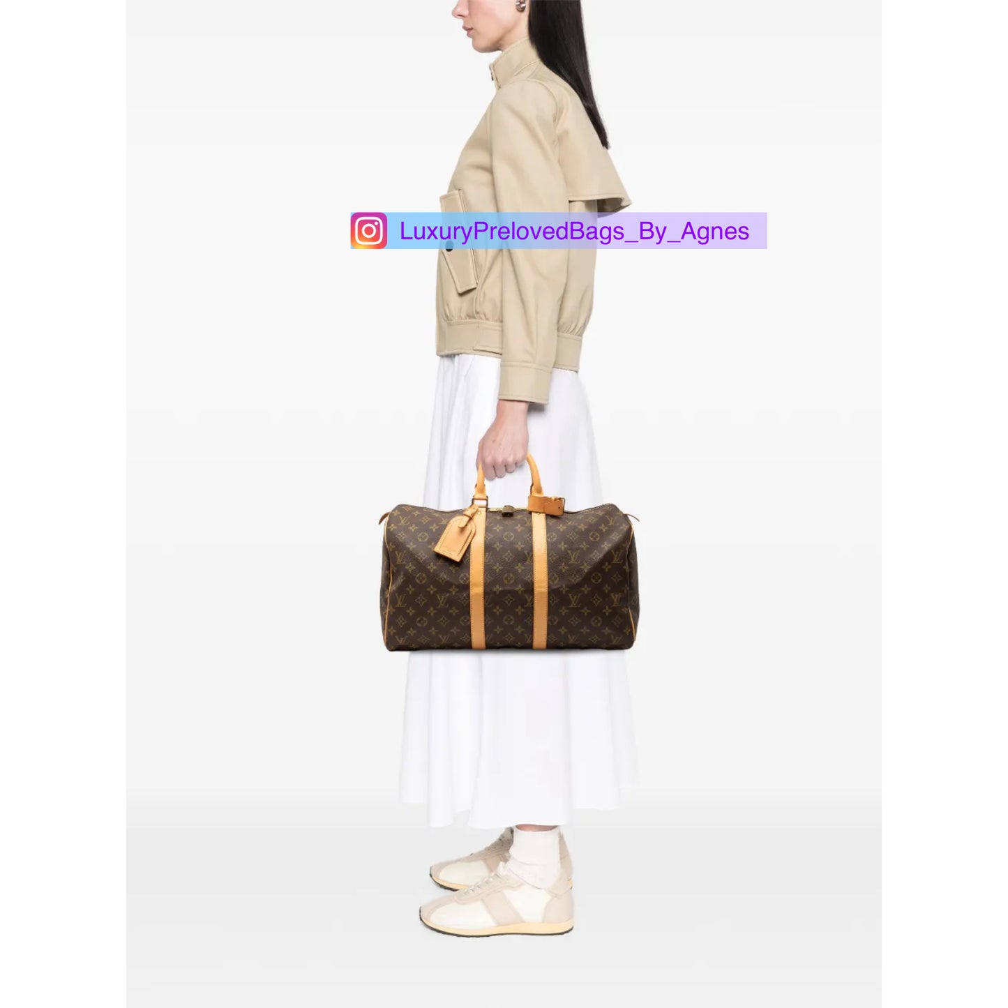 Louis Vuitton Monogram Canvas Keepal 45