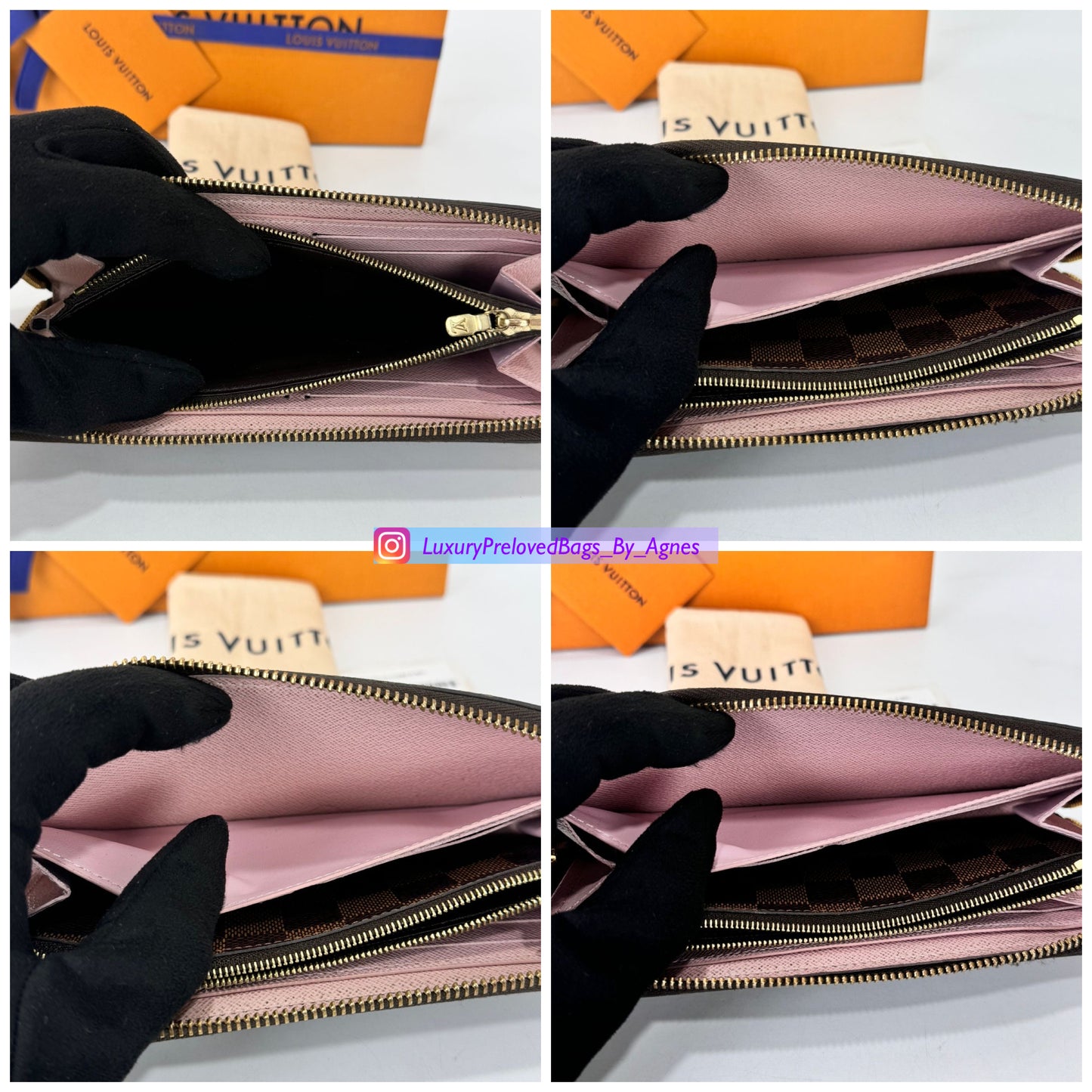 Louis Vuitton Clemence Wallet Damier Ebene