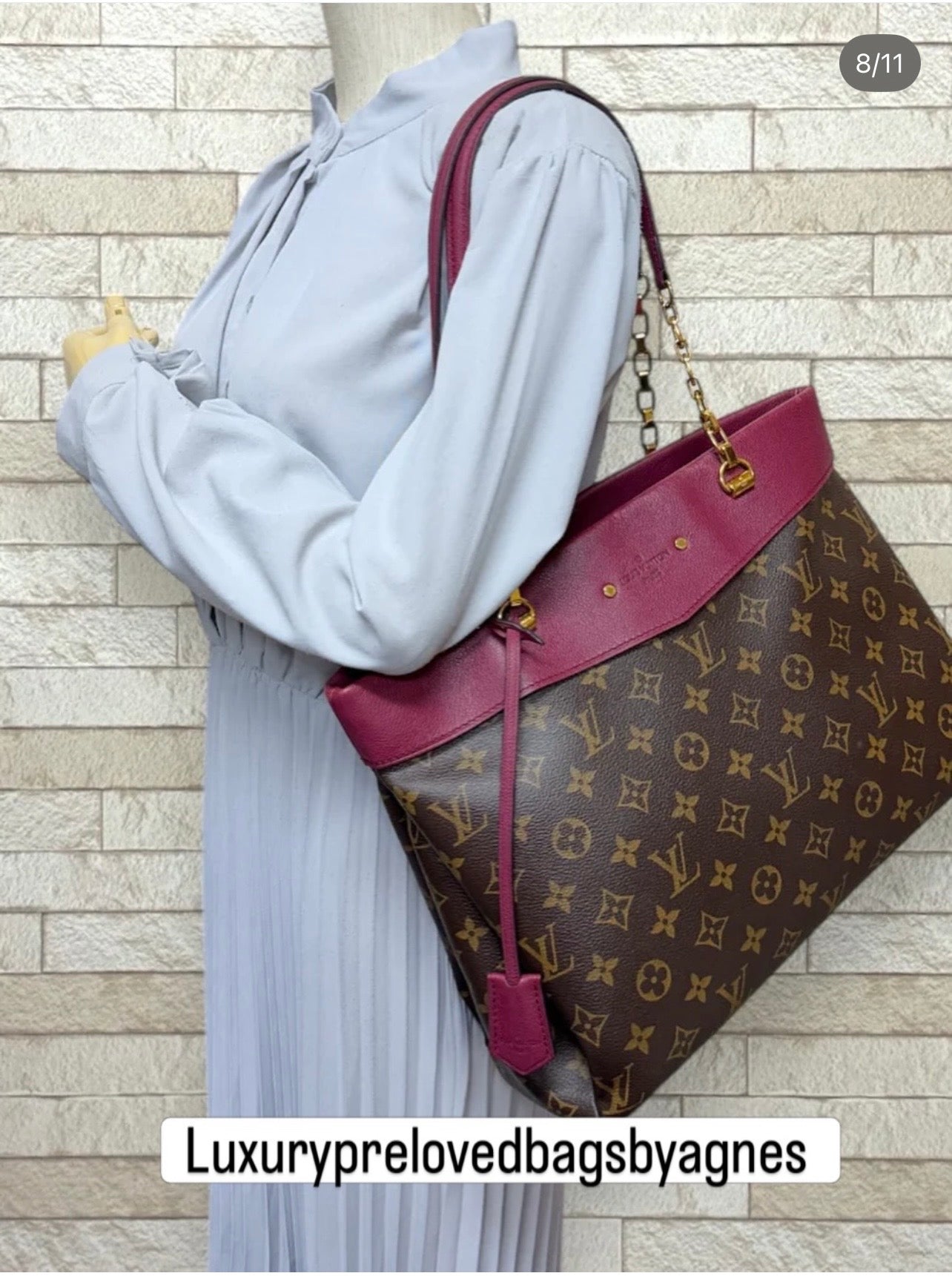 Louis Vuitton Pallas Shopper Tote Medium Monogram