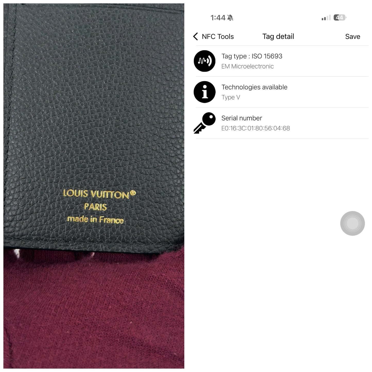 Louis Vuitton Victorine Wallet In Black Monogram
Empreinte Leather (1 )