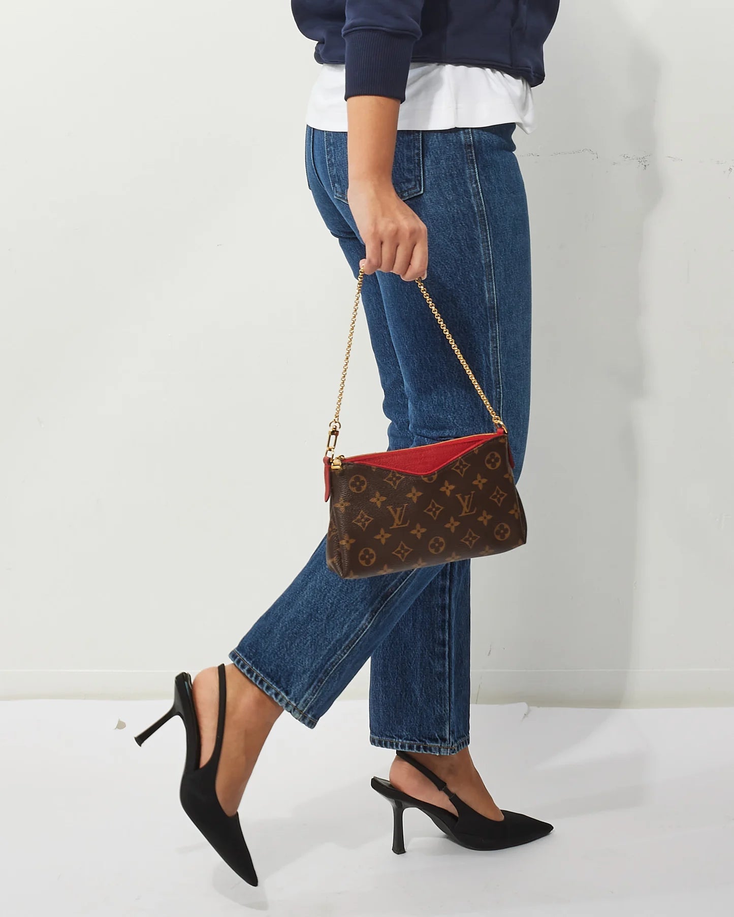 Louis Vuitton Pallas Cluth Monogram Canvas