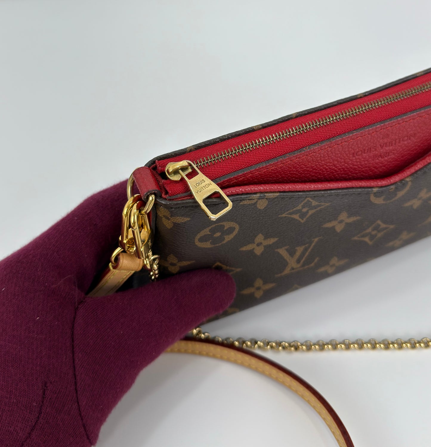 Louis Vuitton Pallas Cluth Monogram Canvas