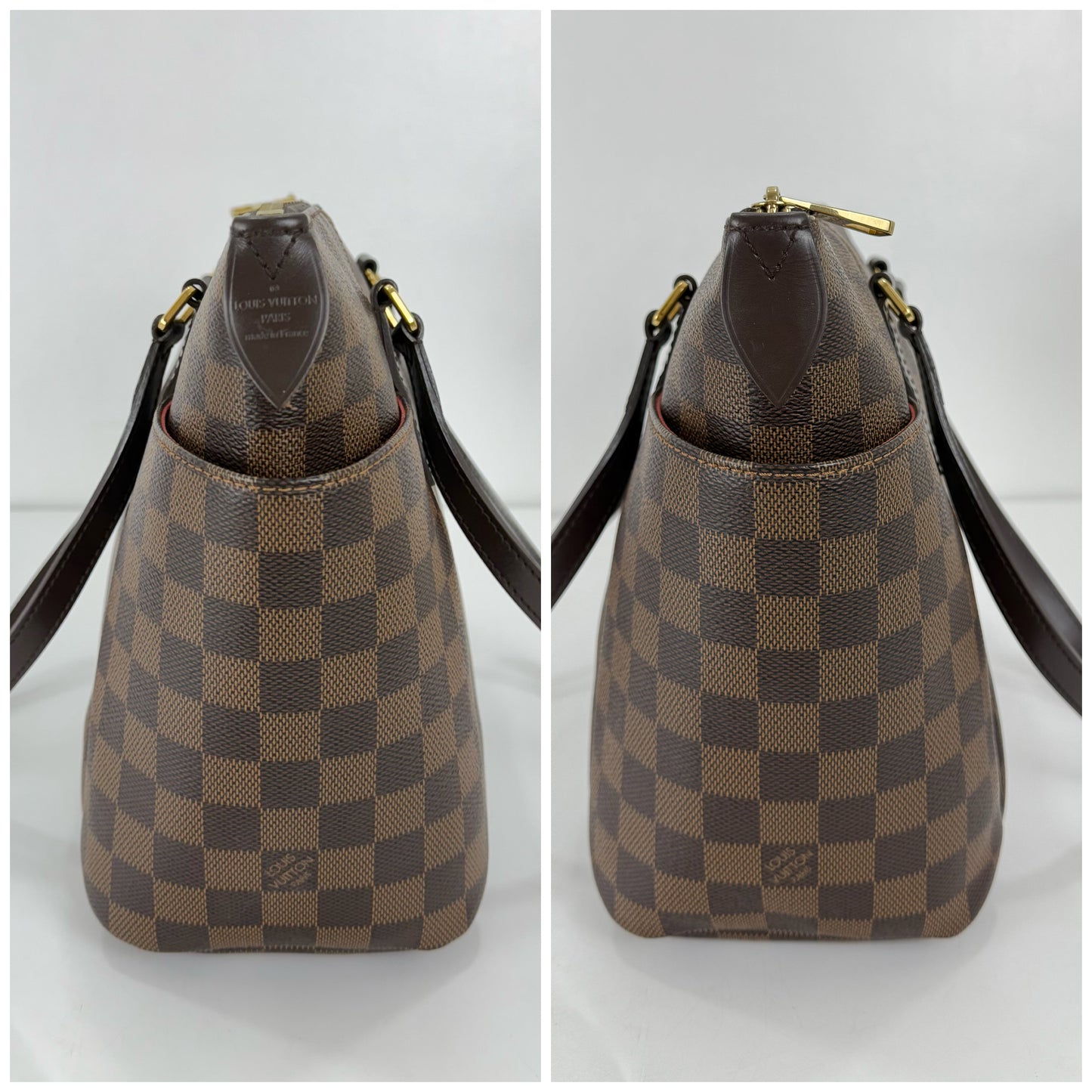 Louis Vuitton Damier Ebene Totally Pm Tote Bag