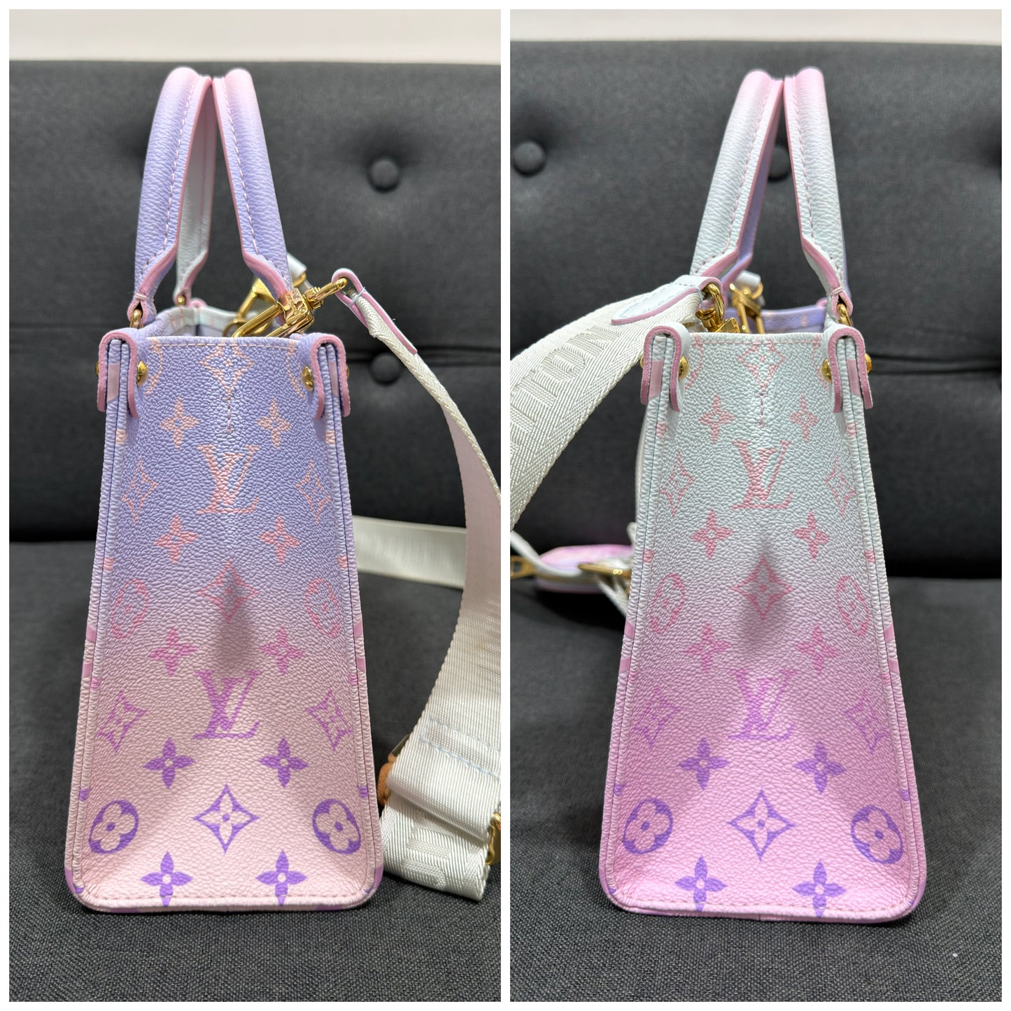 Louis Vuitton Monogram Giant Spring In The City OnTheGo PM Sunrise Pastel