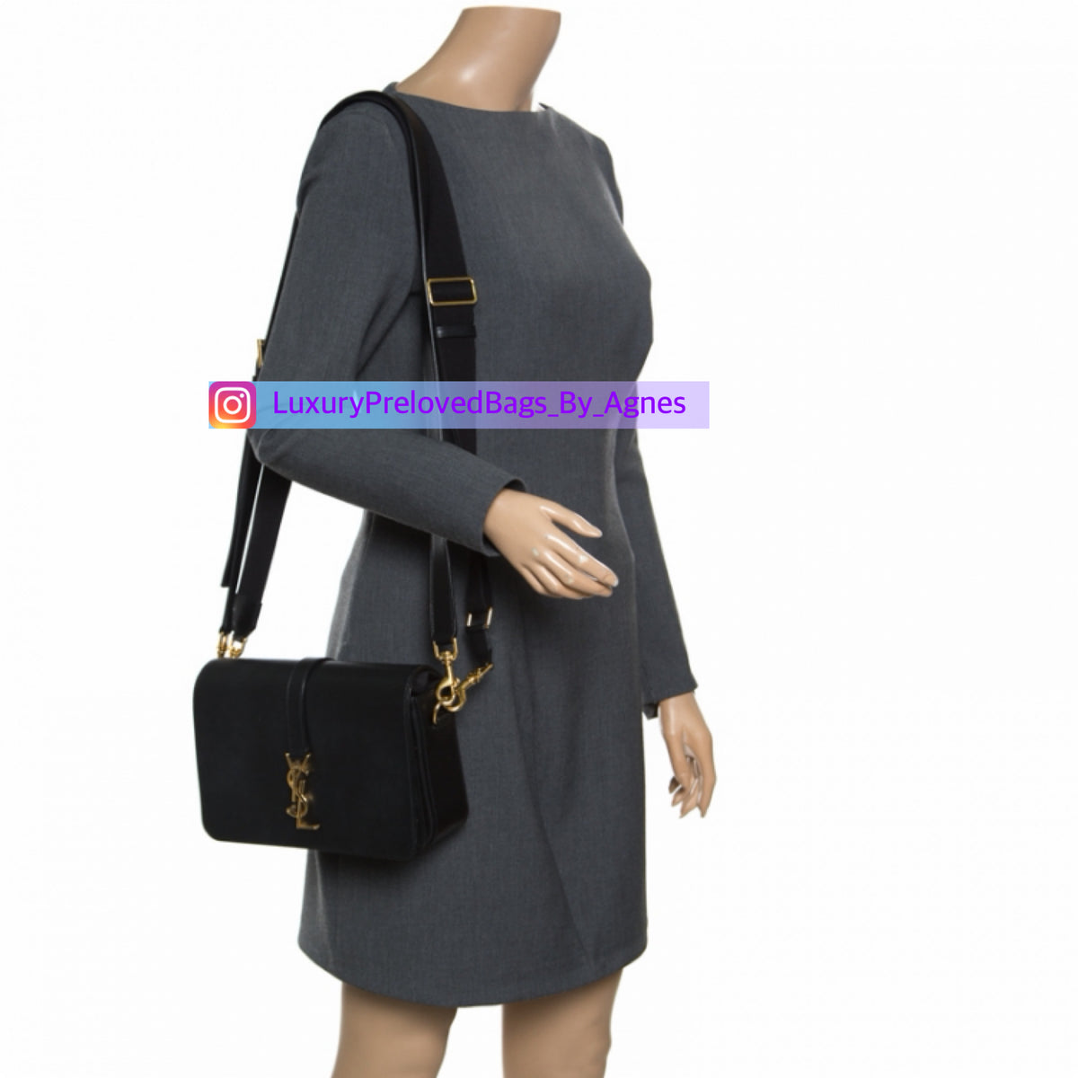 Saint Laurent Medium Classic Monogram Universite Bag