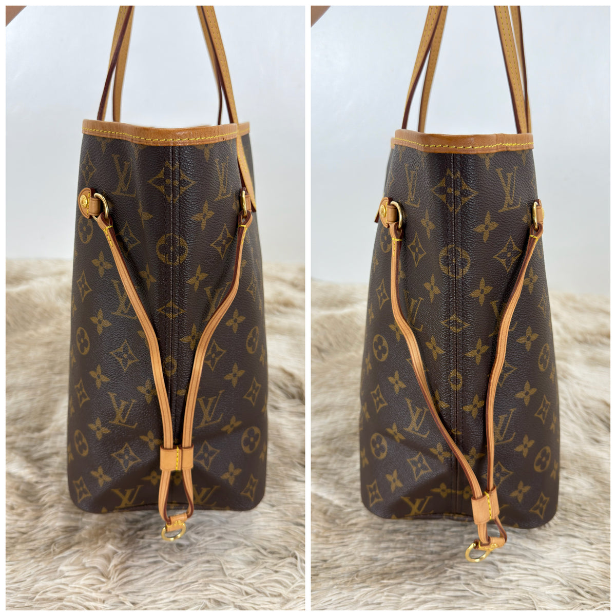 Louis Vuitton Neverfull MM Monogram With Pouch