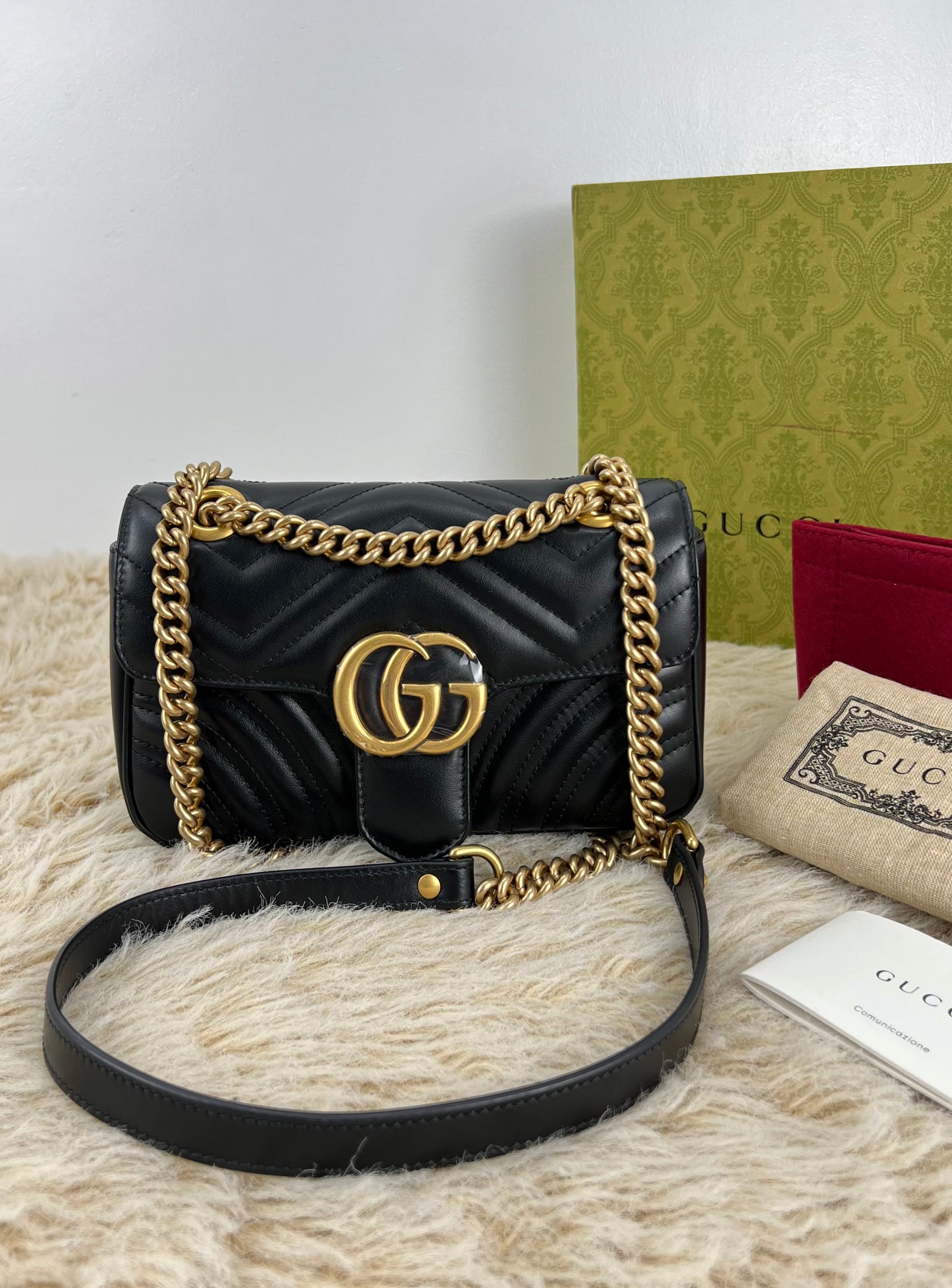 Gucci GG Marmont Mini Matelasse Shoulder Bag