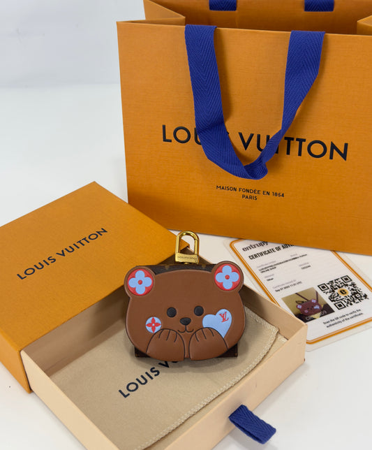 Louis Vuitton Monogram Teddy Bear Earphone Case