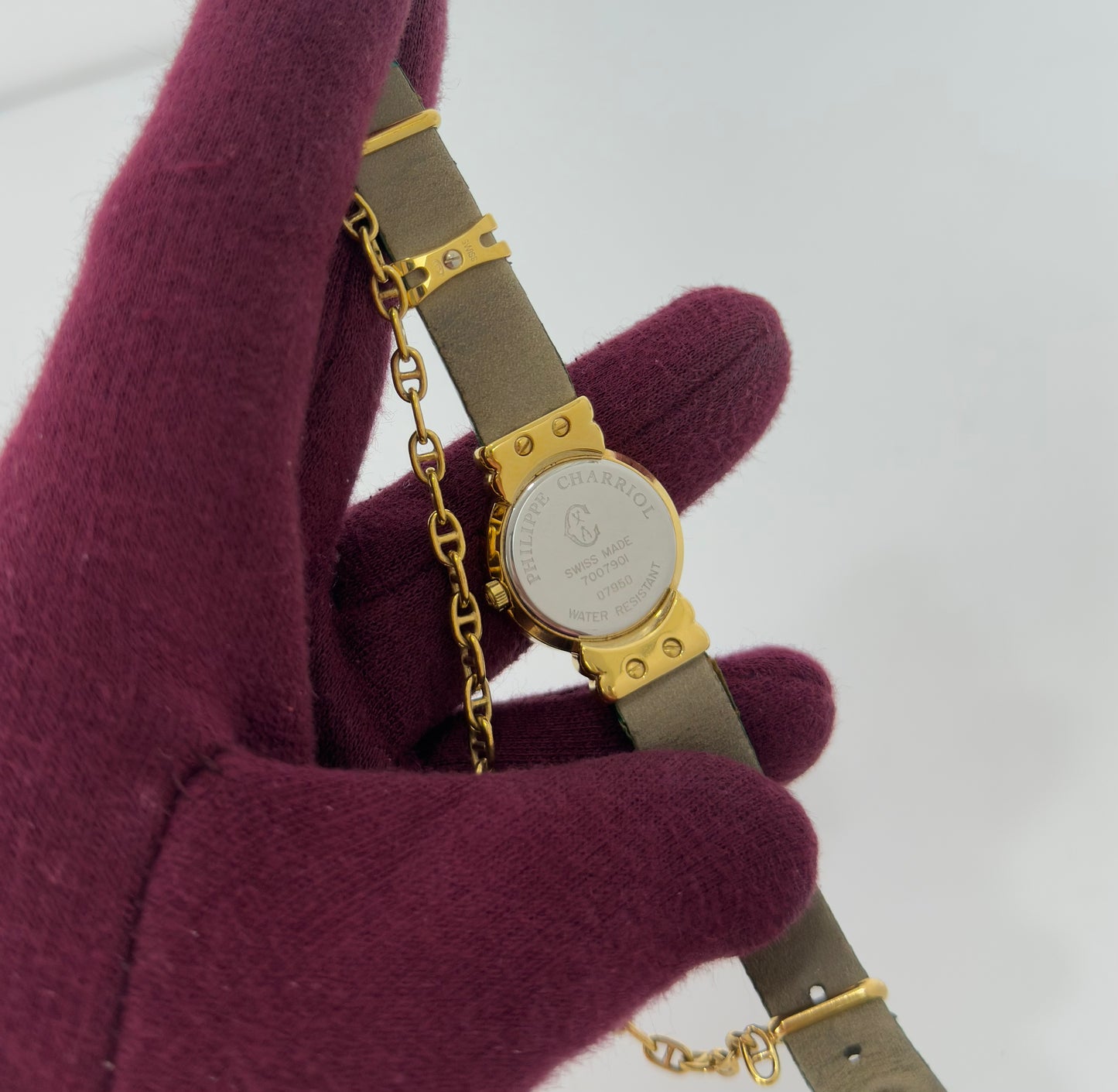 Philippe Charriol St-Tropez With Green Leather Strap