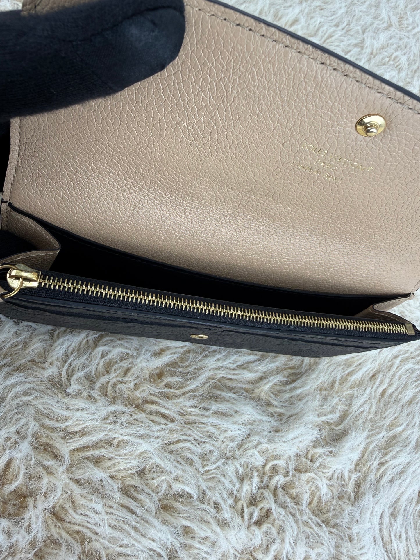 Louis Vuitton Emilie Wallet Monogram Empreinte Leather