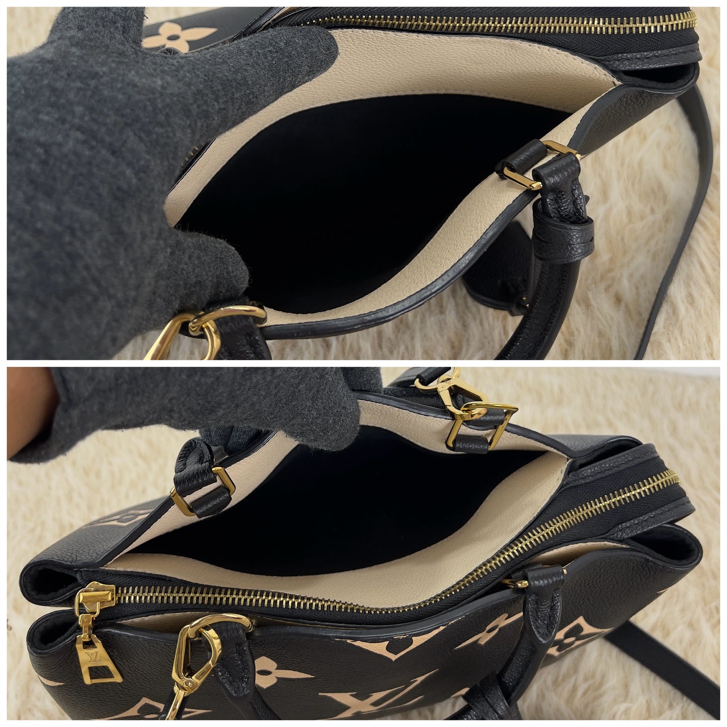 Louis Vuitton Petit Palais Bicolour Monogram Empreinte