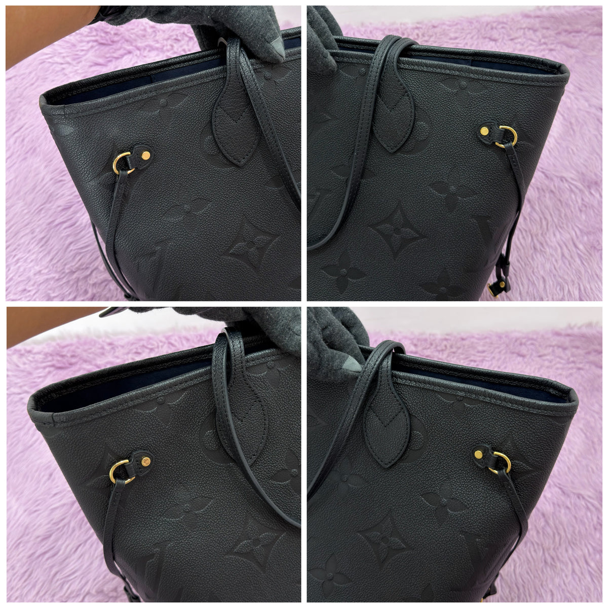 Louis Vuitton Neverfull MM Monogram Empreinte Leather