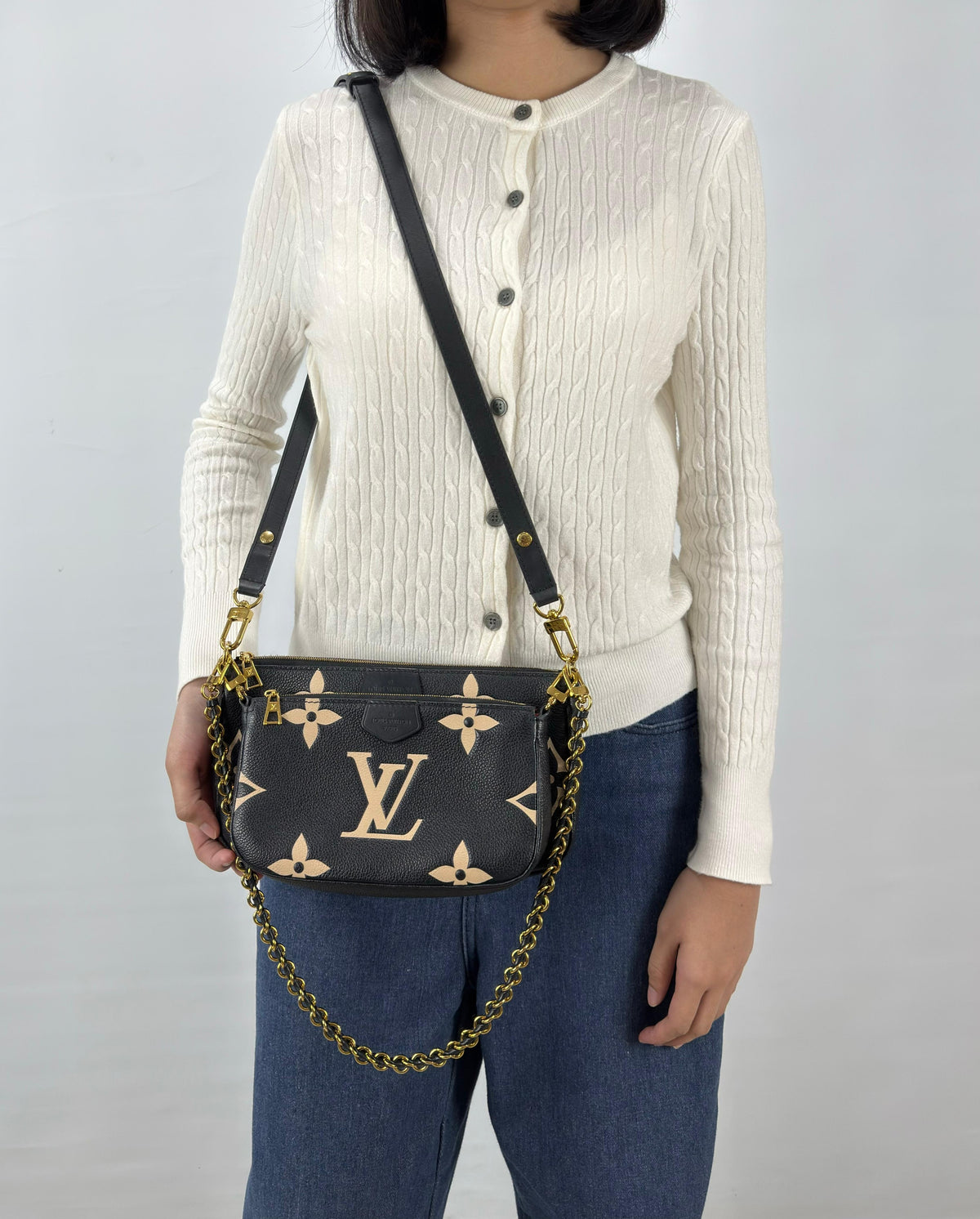 Louis Vuitton Multi Pochette Accessoires Bicolor