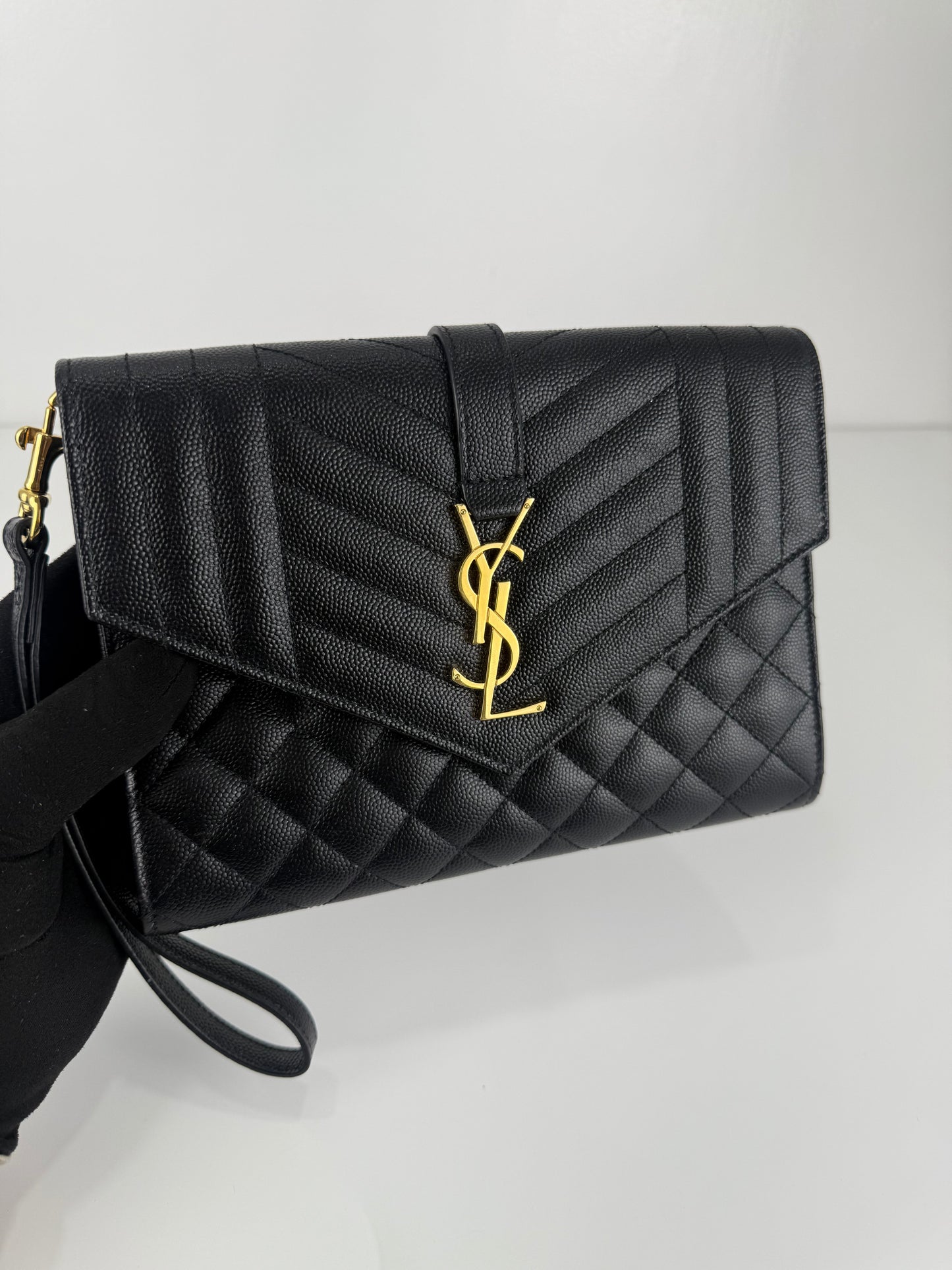 Saint Laurent Envelope Clutch Bag