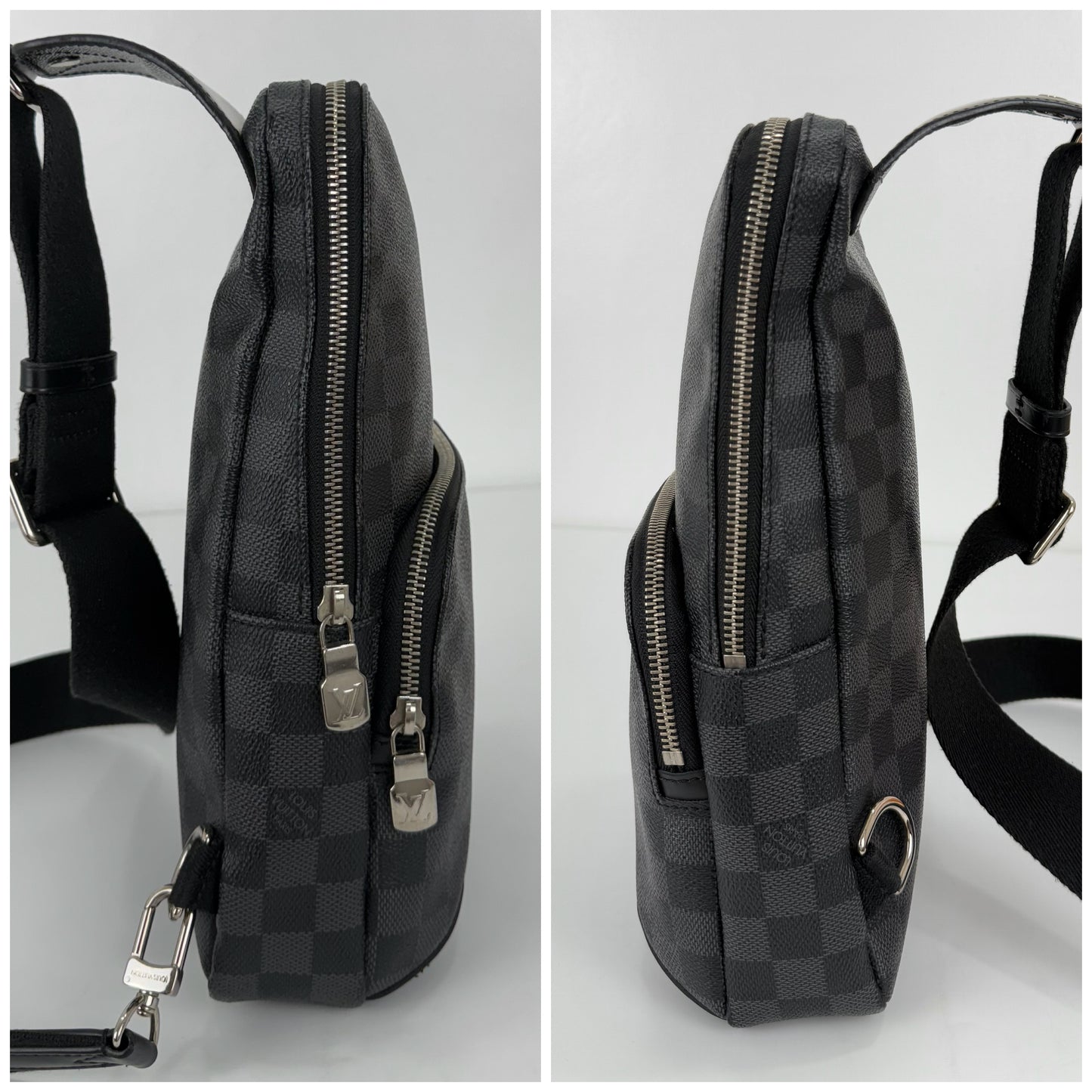 Louis Vuitton LV Avenue Sling Bag In Damier Graphite