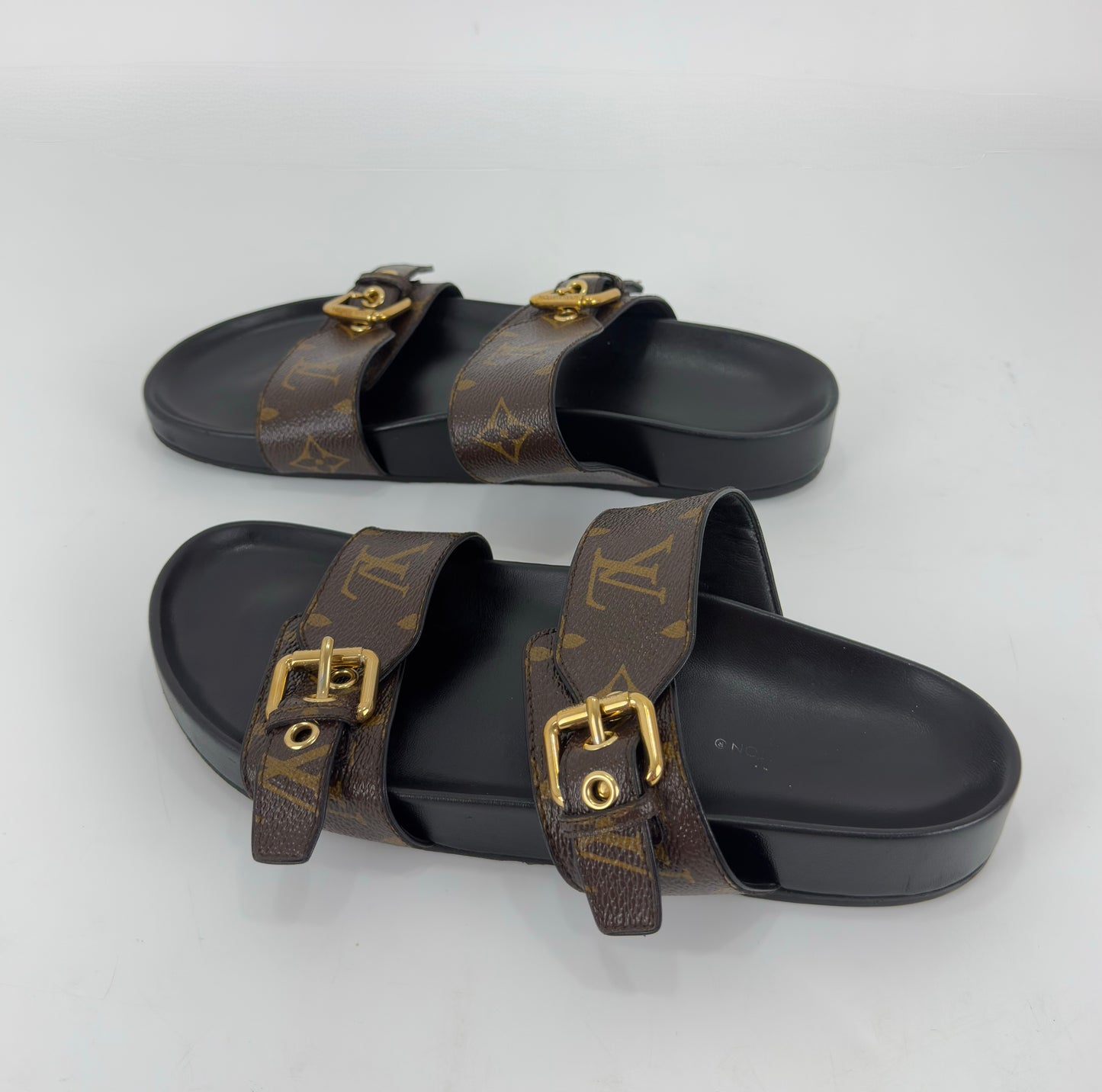 Louis Vuitton Monogram Canvas Bom Dia Comfort Mules Size 37