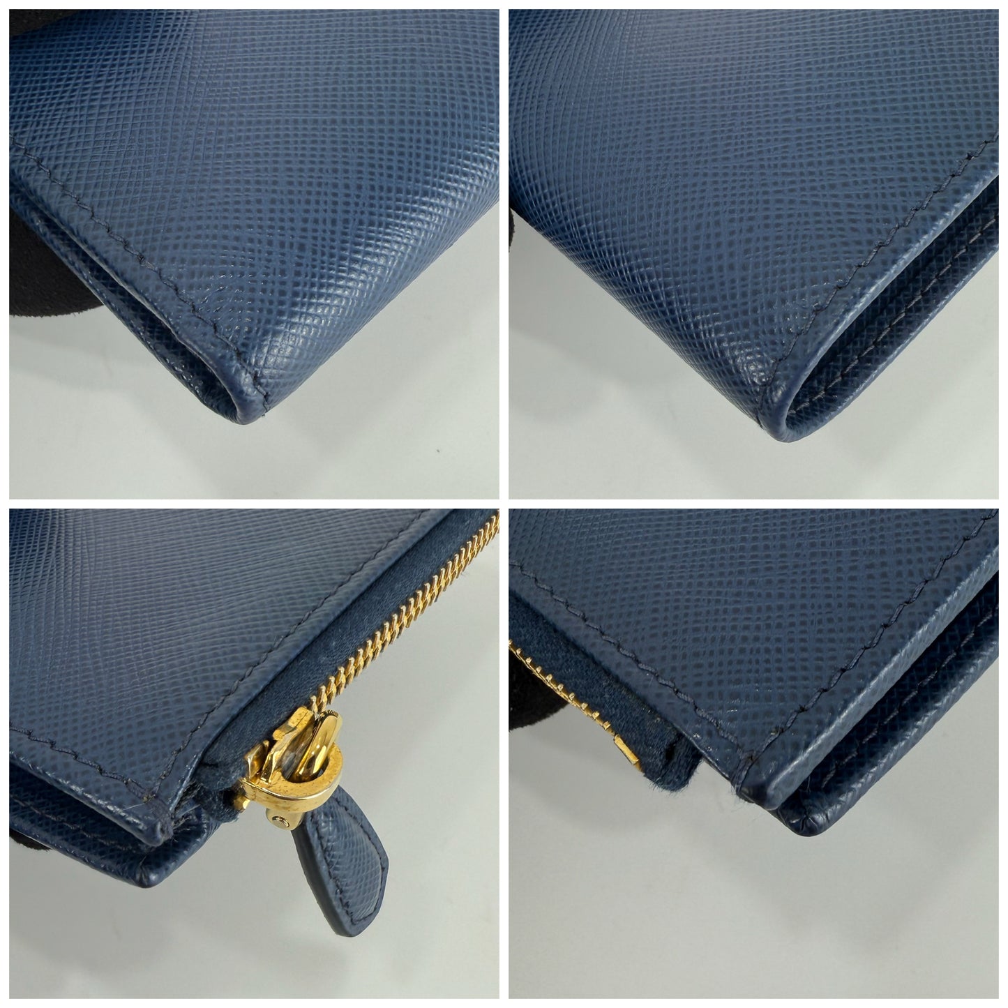 Prada Saffiano Leather Compact Wallet