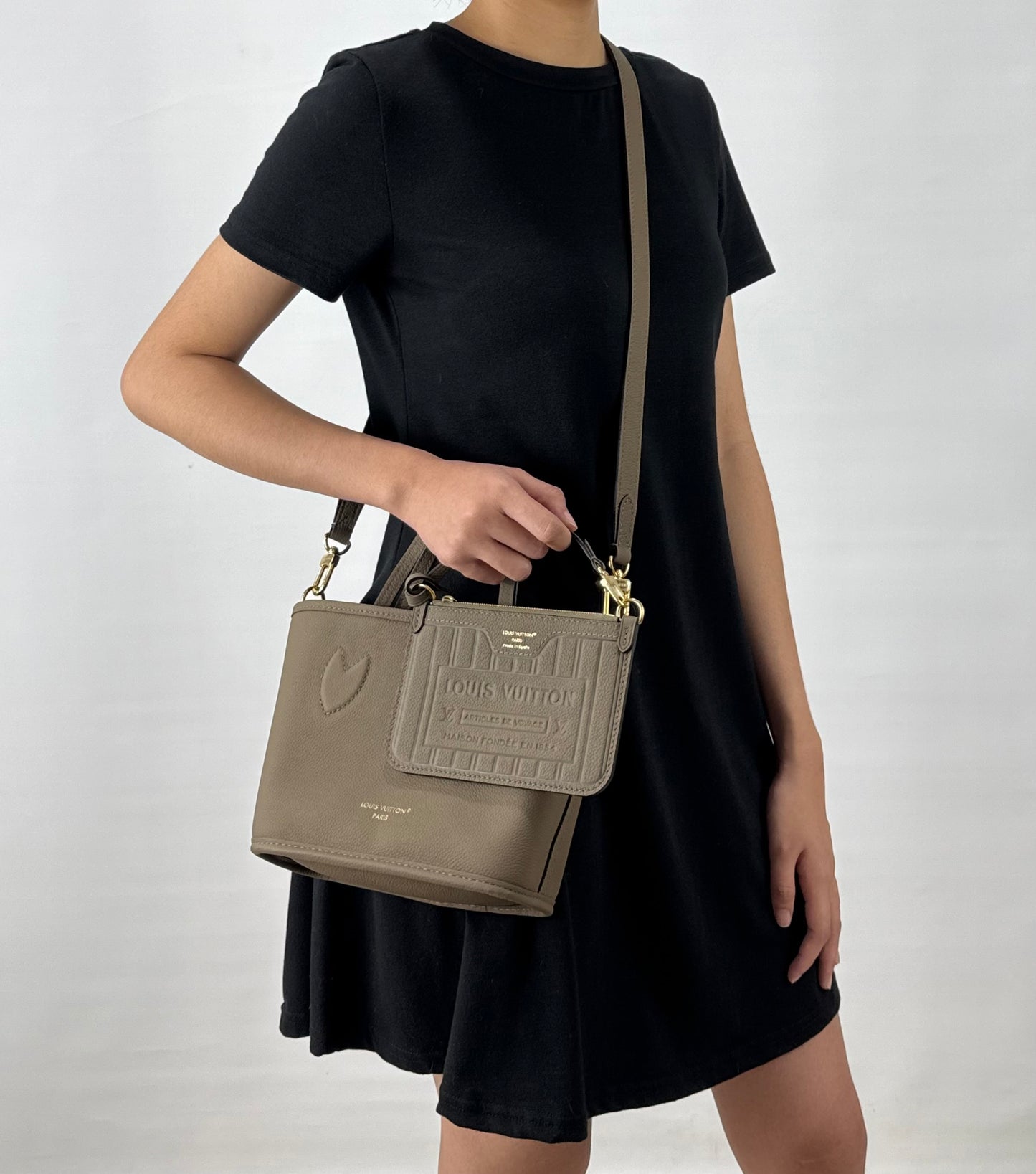 Louis Vuitton Inside Out BB Dark Fango Monogram