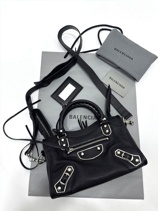 Balenciaga City metallic edge in MINI