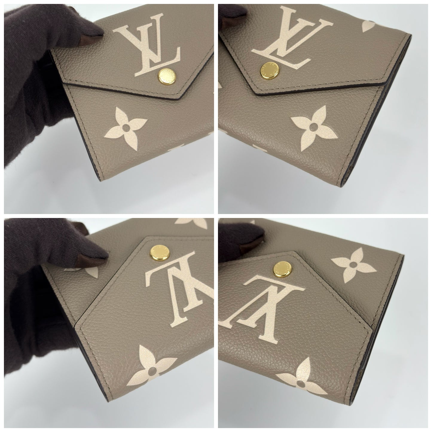 Louis Vuitton Victorine Wallet In Bicolor Monogram Empreinte Leather