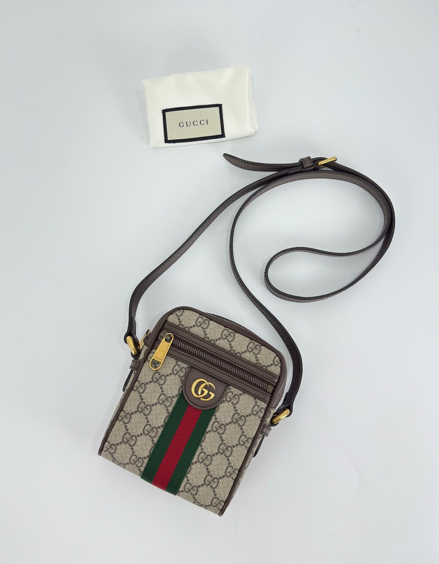 Gucci Ophidia GG Supreme Mini Messenger Bag