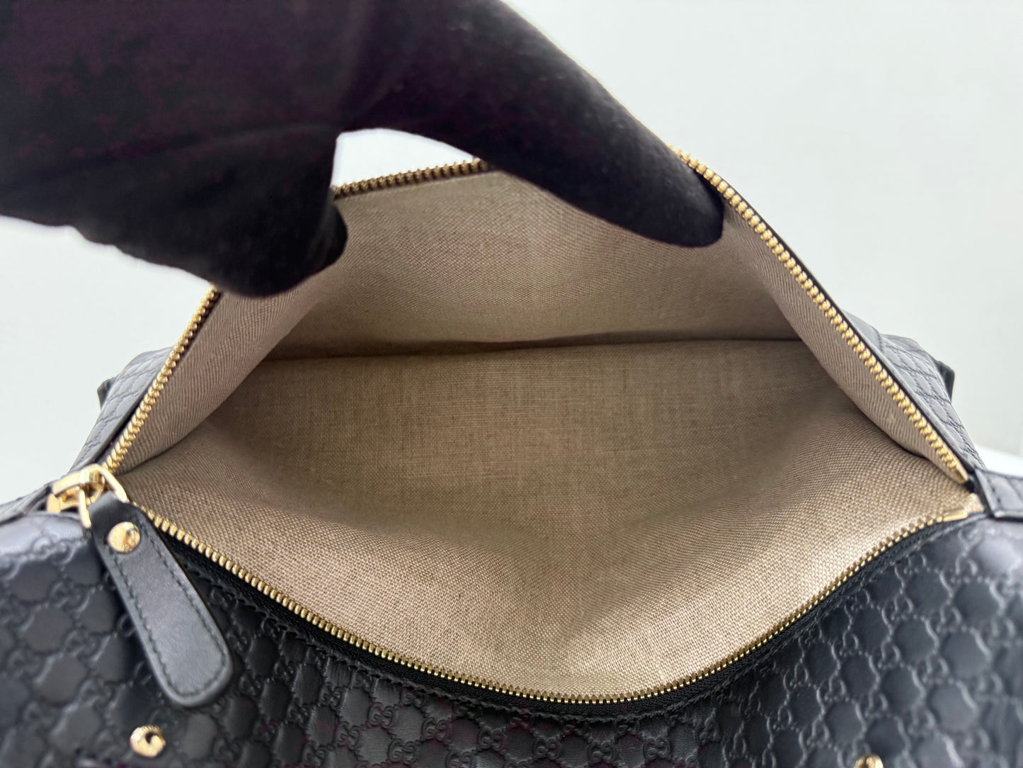 Gucci Microguccissima Leather Tote Bag