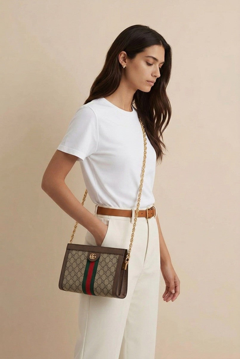 Gucci GG Ophidia Small GG Supreme Chain