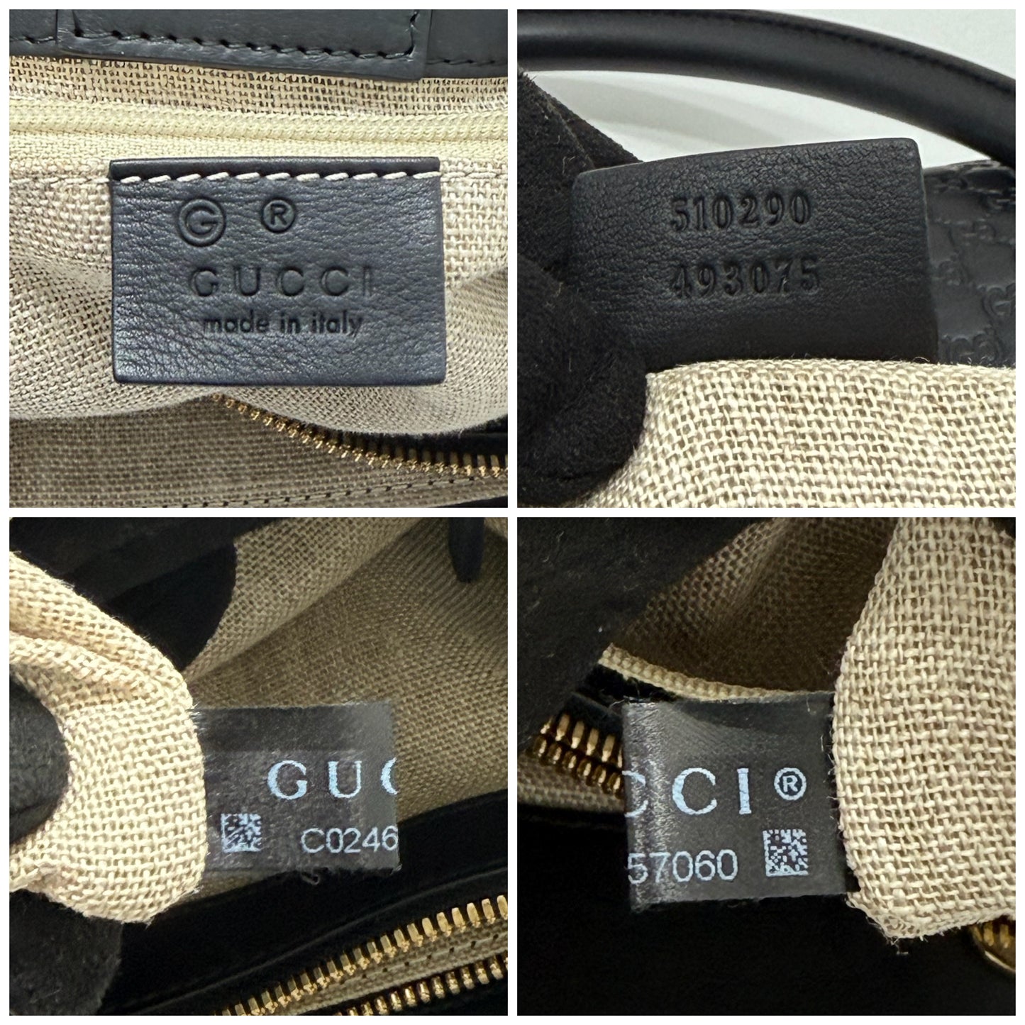 Gucci Microguccissima Leather Tote Bag
