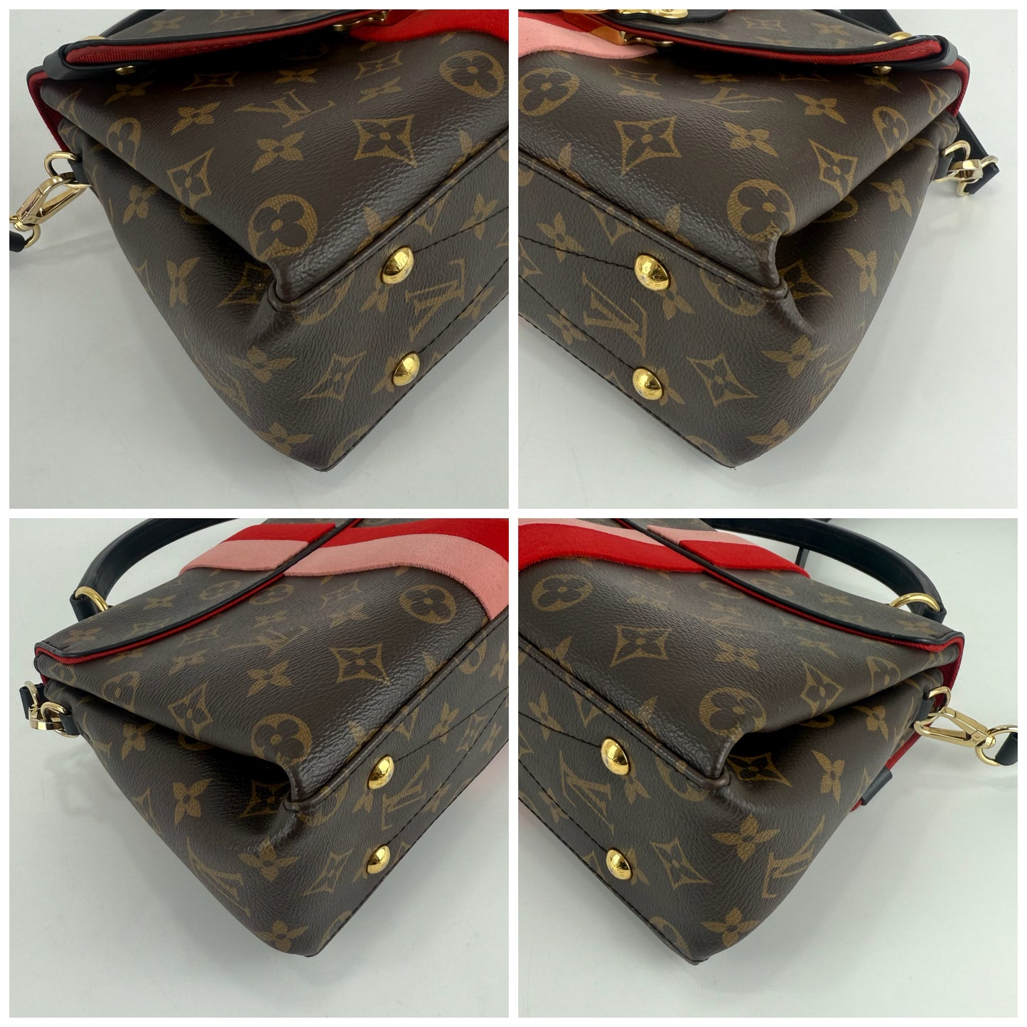 Louis Vuitton Georges BB Monogram In Coquelicot Peach