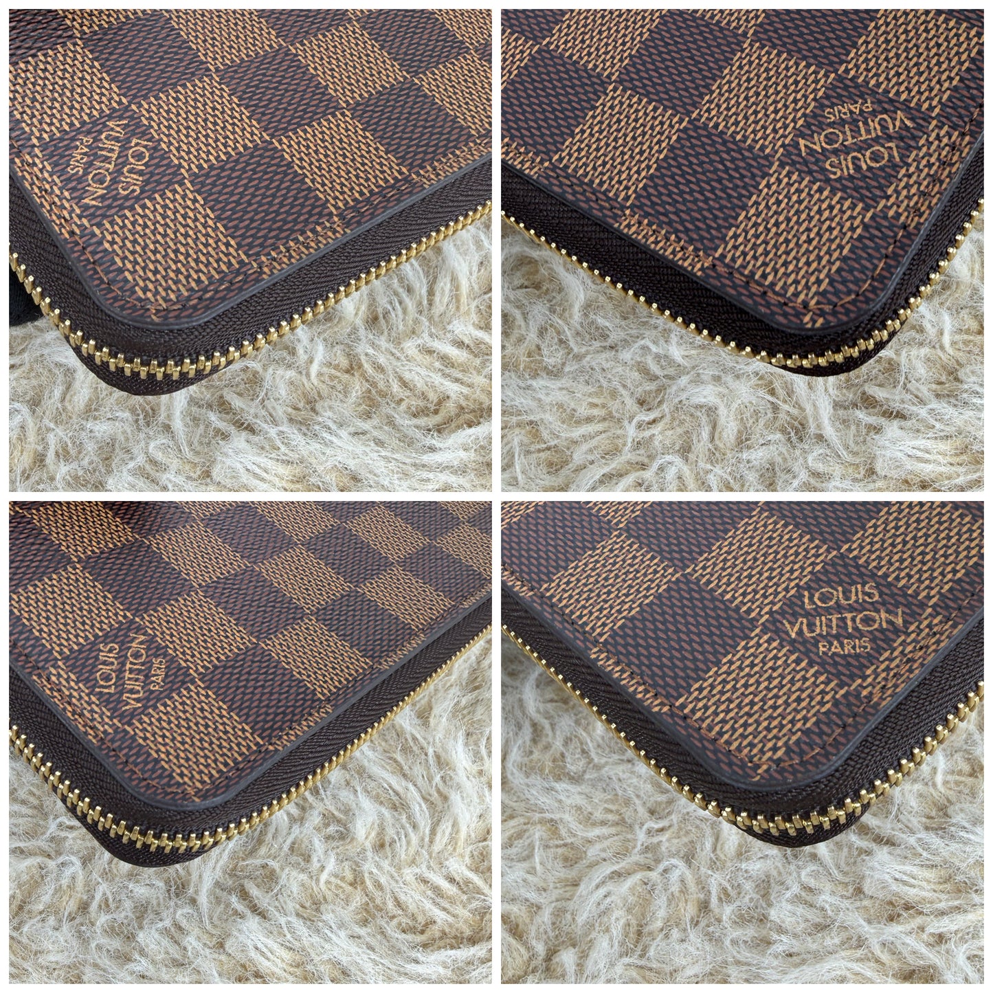 Louis Vuitton Damier Ebene Zippy Wallet