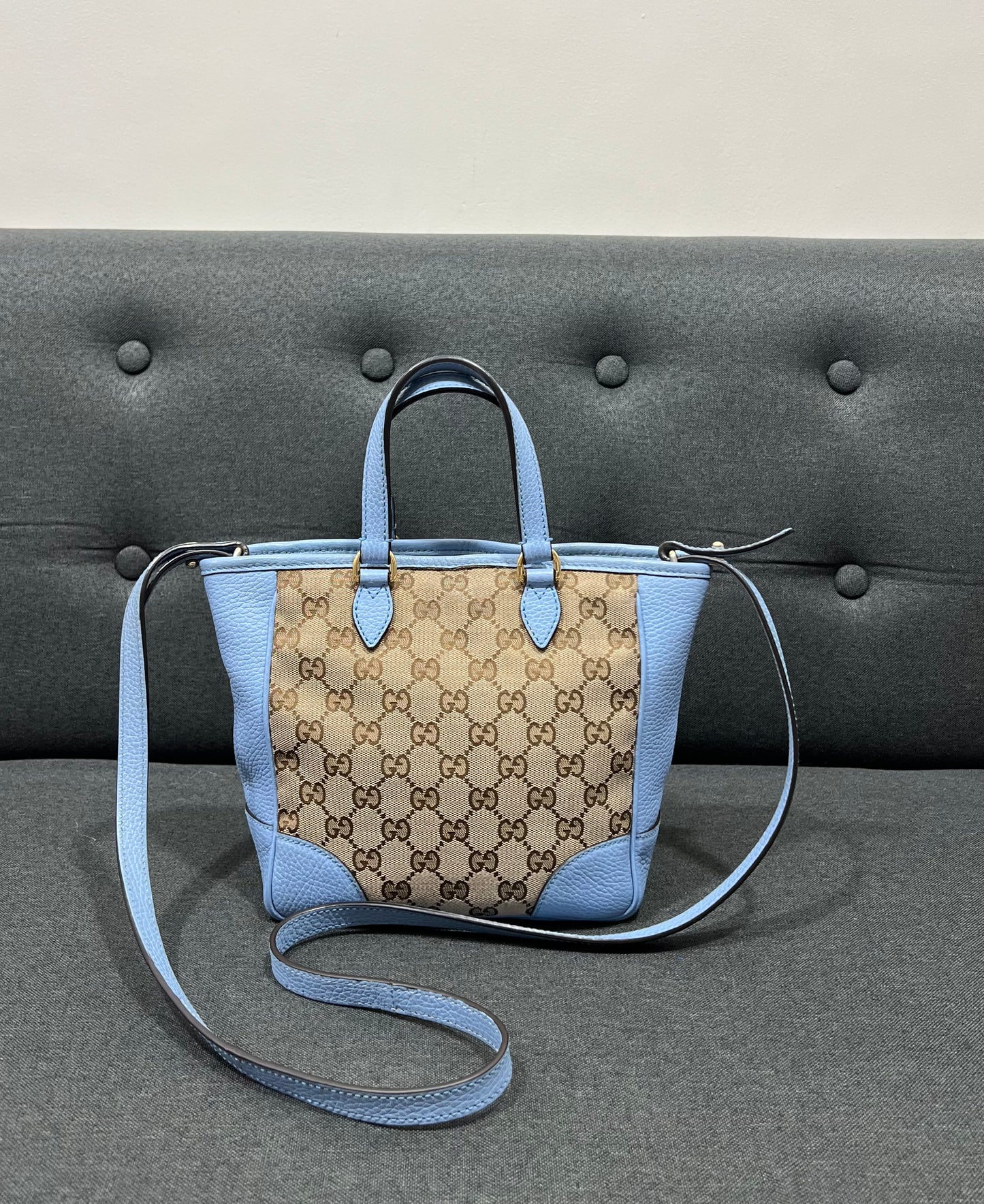 Gucci Bree GG Canvas Tote Bag