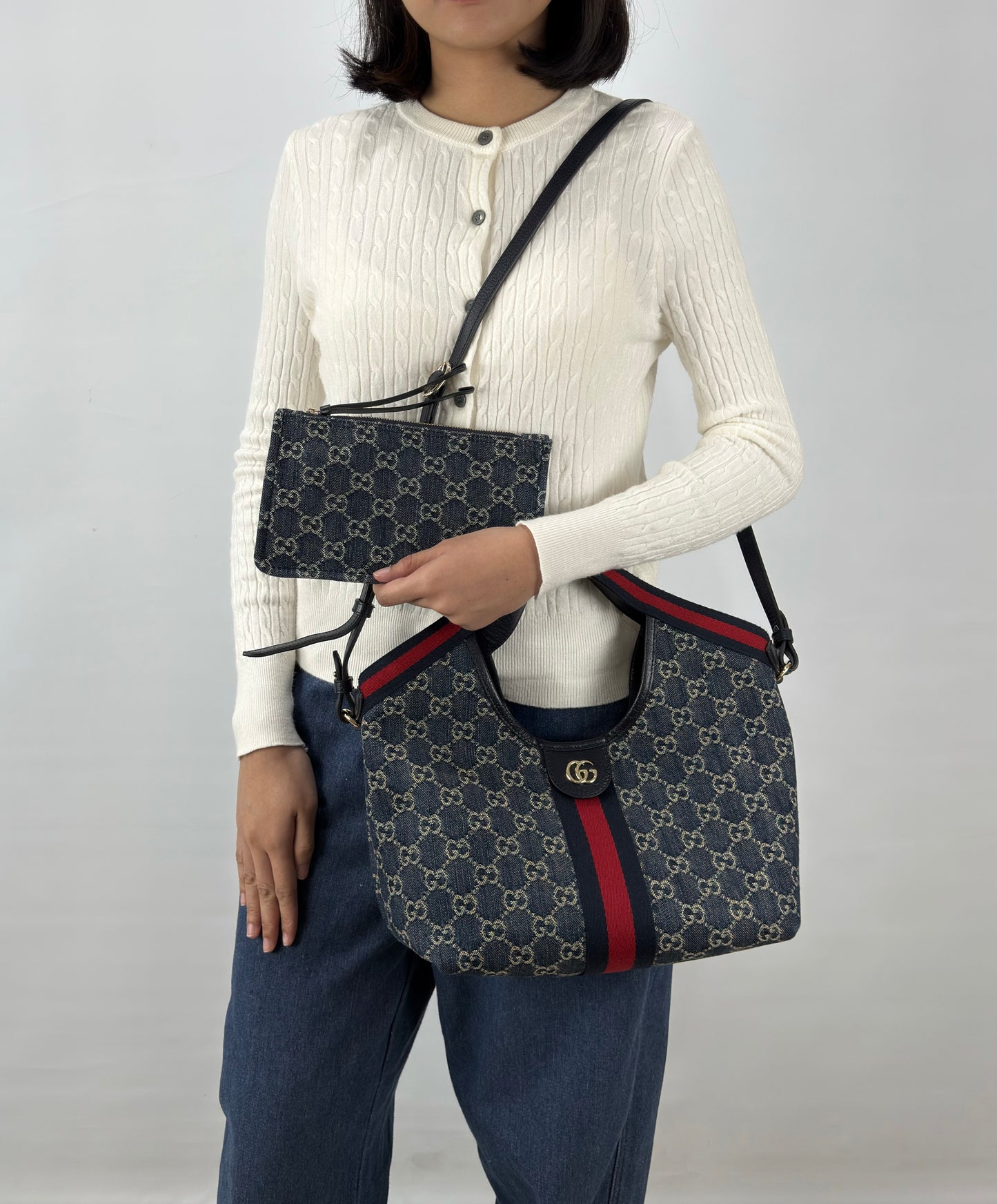 Gucci GG Giglio Small Tote Bag