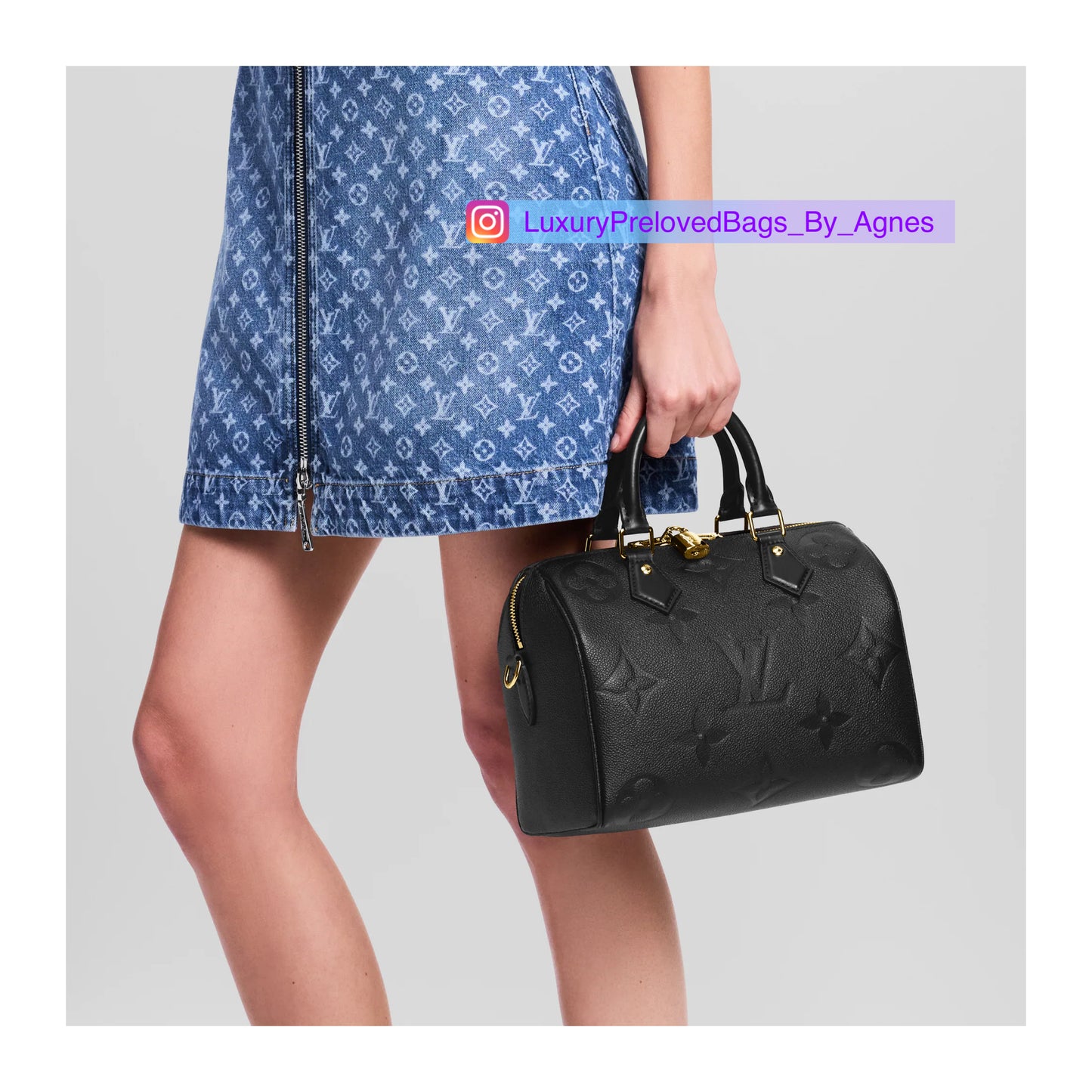 Louis Vuitton Speedy 25 Bandoulière 25 Monogram Empreinte