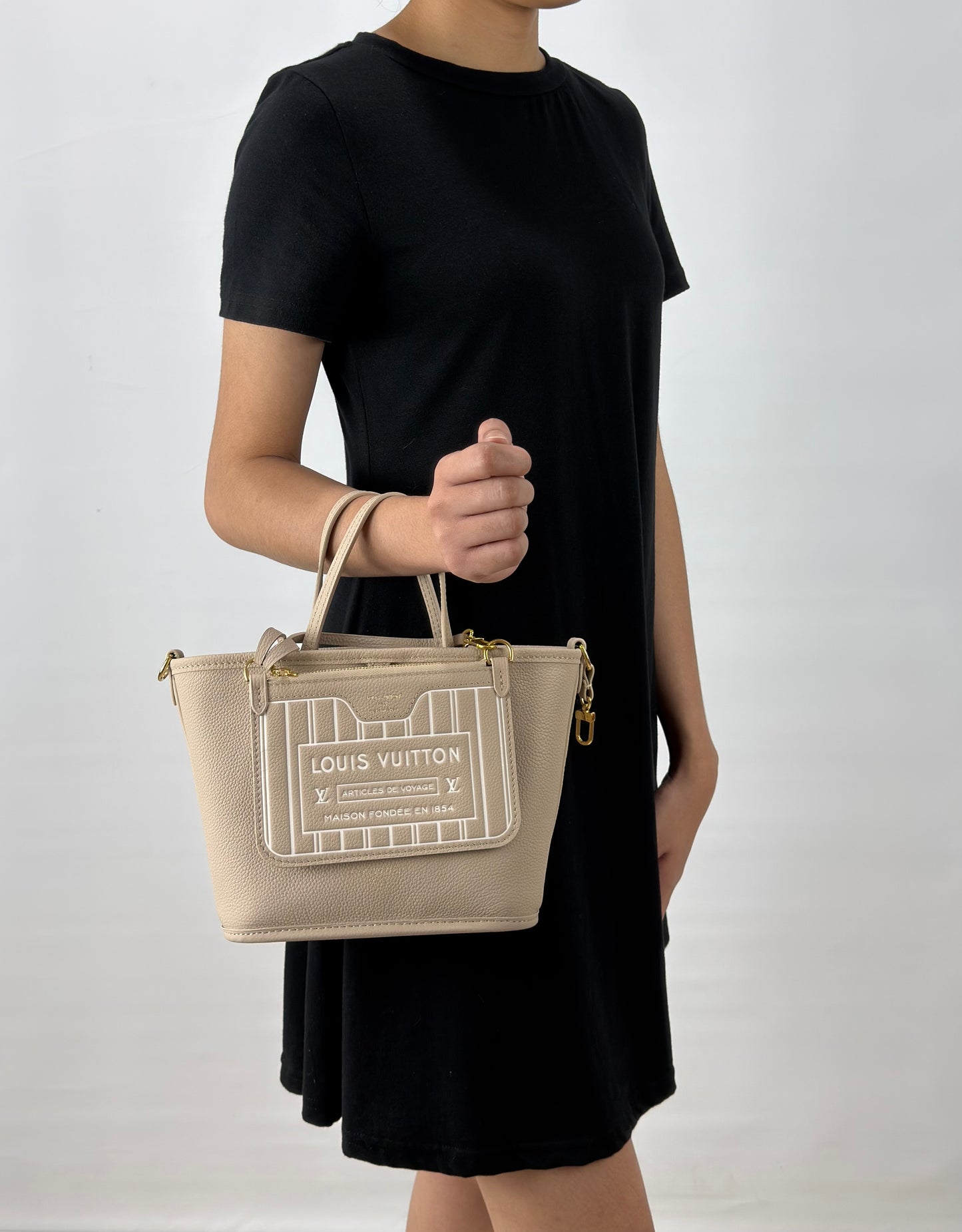 Louis Vuitton Inside Out BB Limestone Monogram