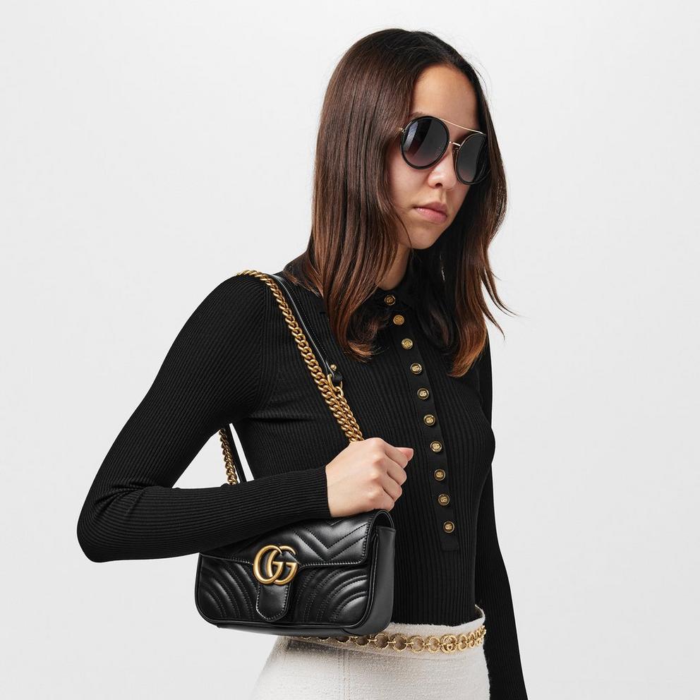 Gucci GG Marmont Mini Matelasse Shoulder Bag