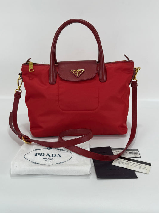 Prada tessuto saffiano