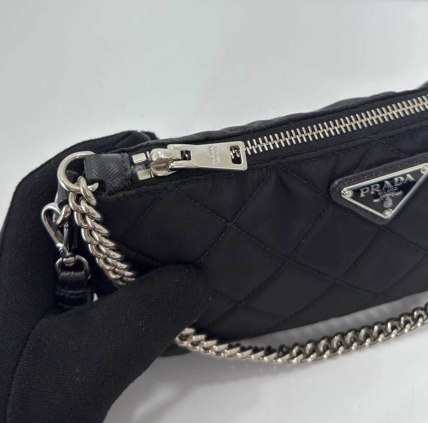 Prada Tessuto Impuntu Quilted Nylon