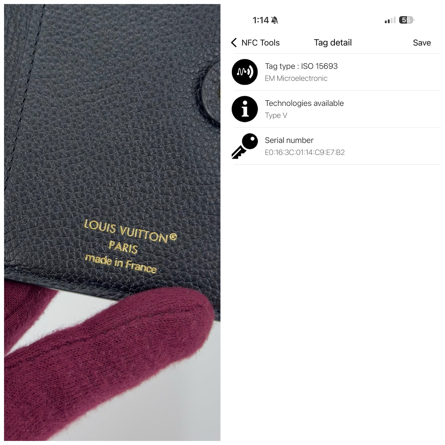 Louis Vuitton Monogram Empreinte Leather
Portefeuille Lisa Wallet (1)