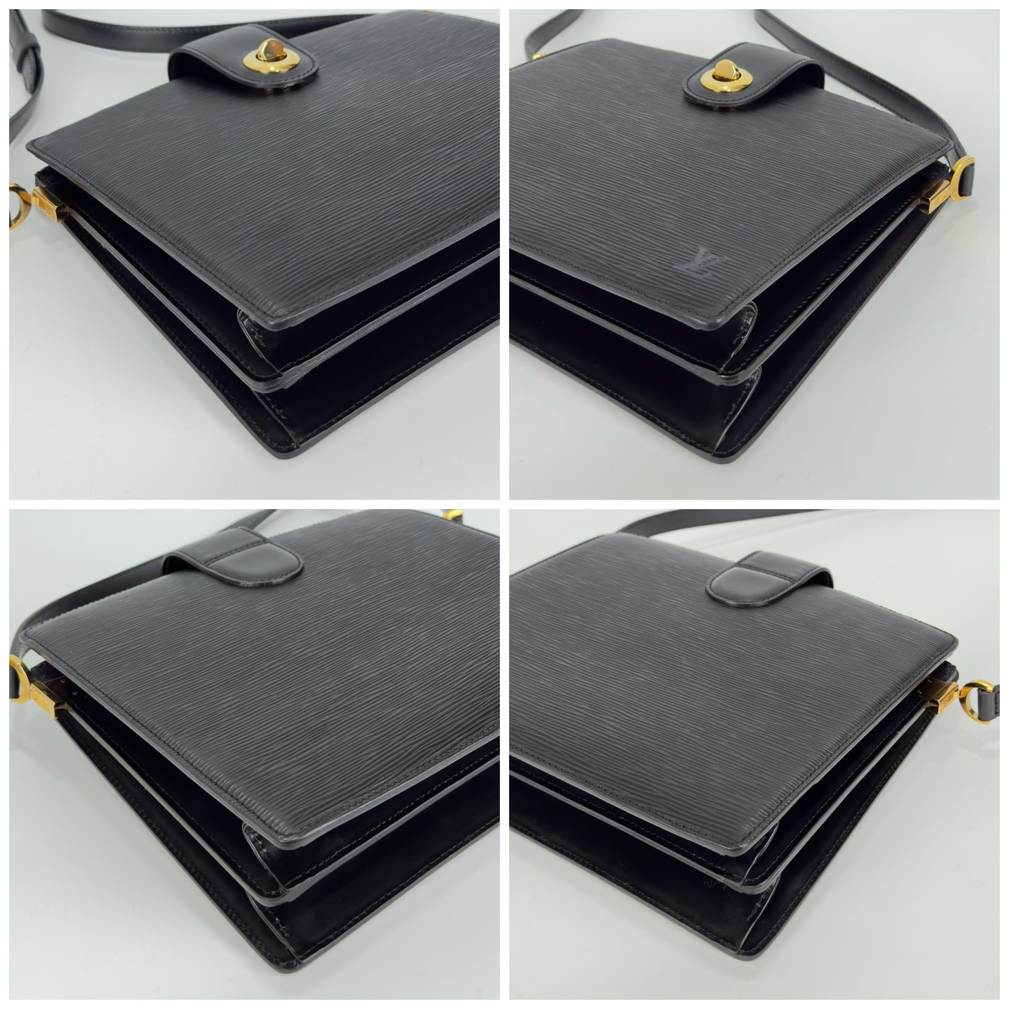Louis Vuitton Capucines Black Epi Leather