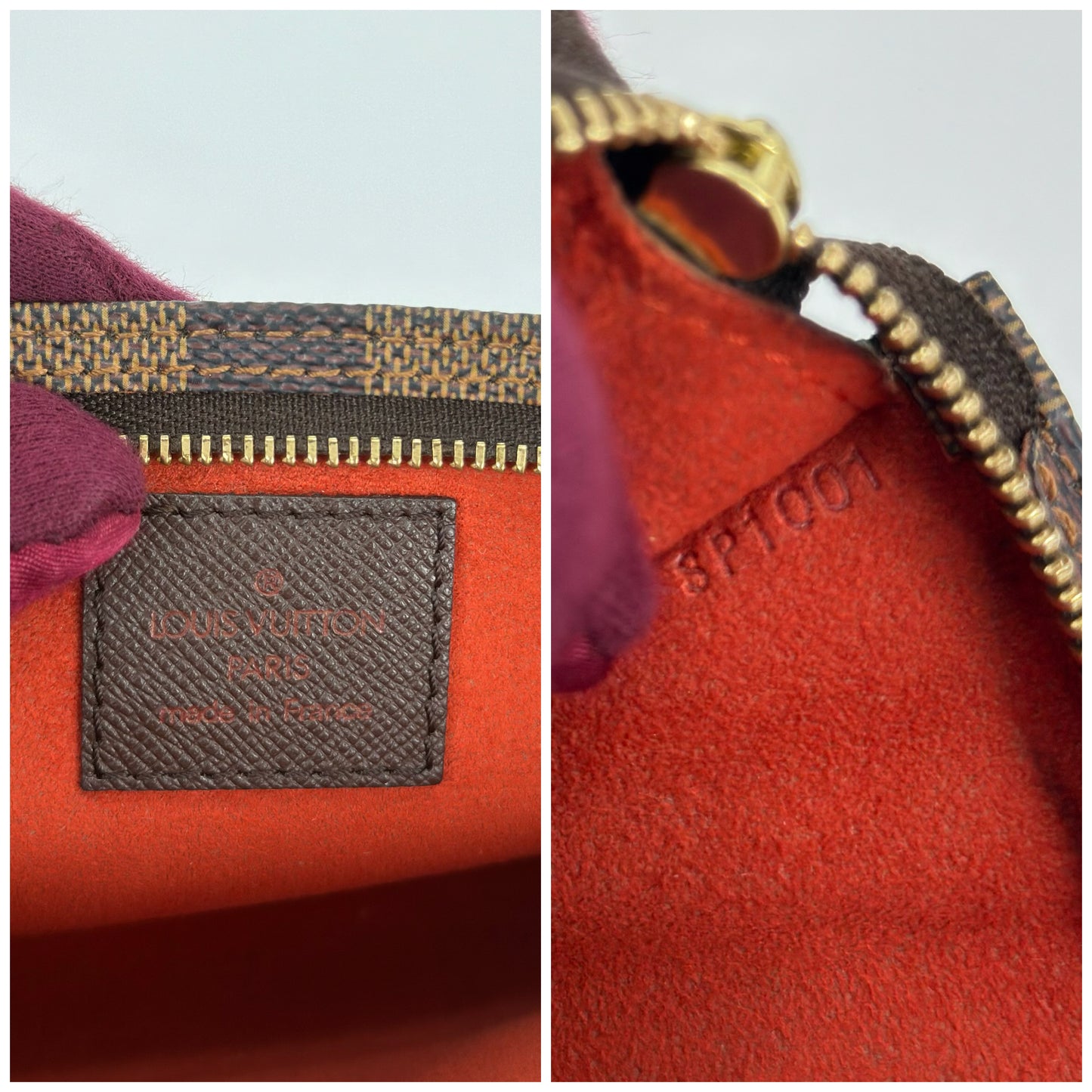 Louis Vuitton Damier Ebene Marais Pouch