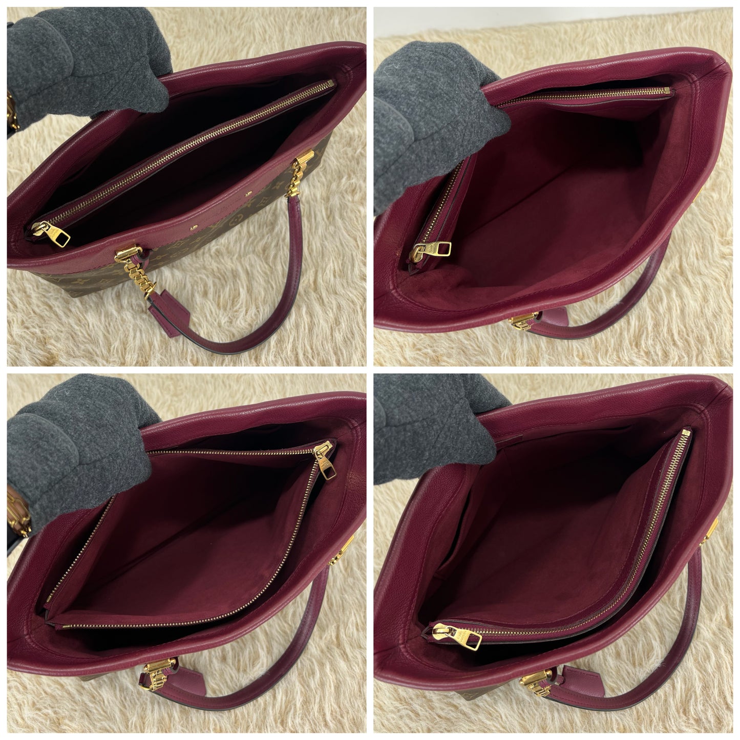 Louis Vuitton Pallas Shopper Tote Medium Monogram