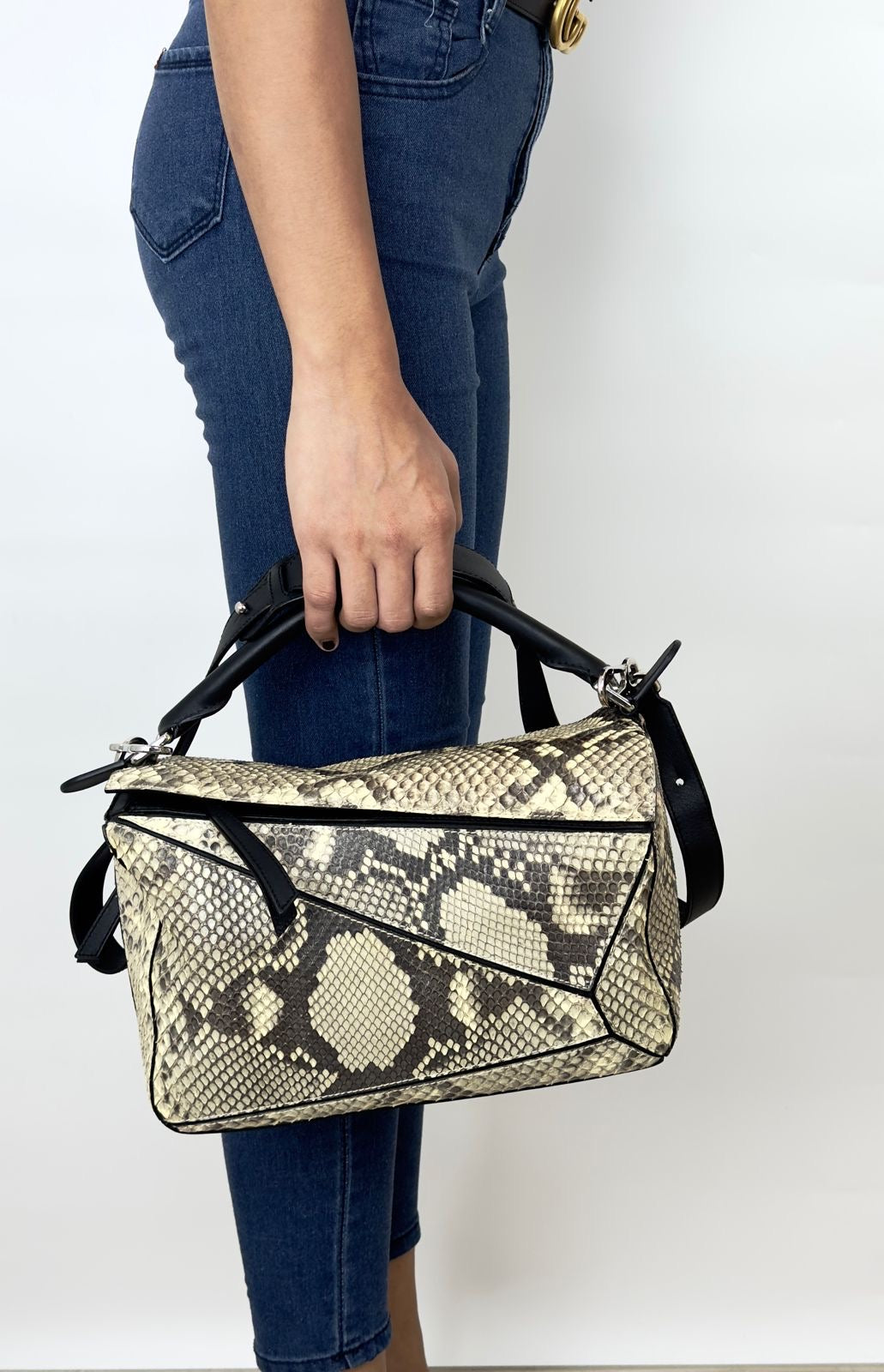 Loewe Puzzle Medium Python limited edition