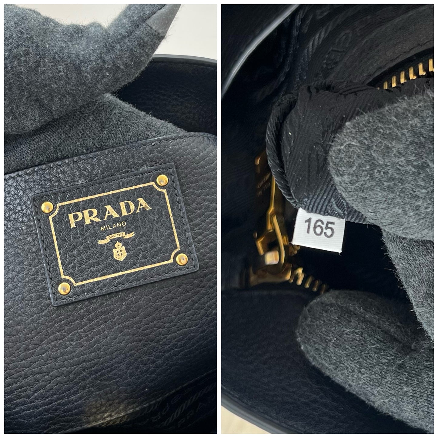 Prada Vitello Daino Leather Shoulder Bag