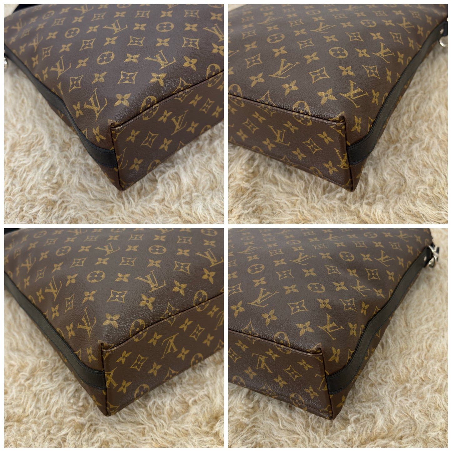 Louis Vuitton Monogram Macassar Kitan Tote