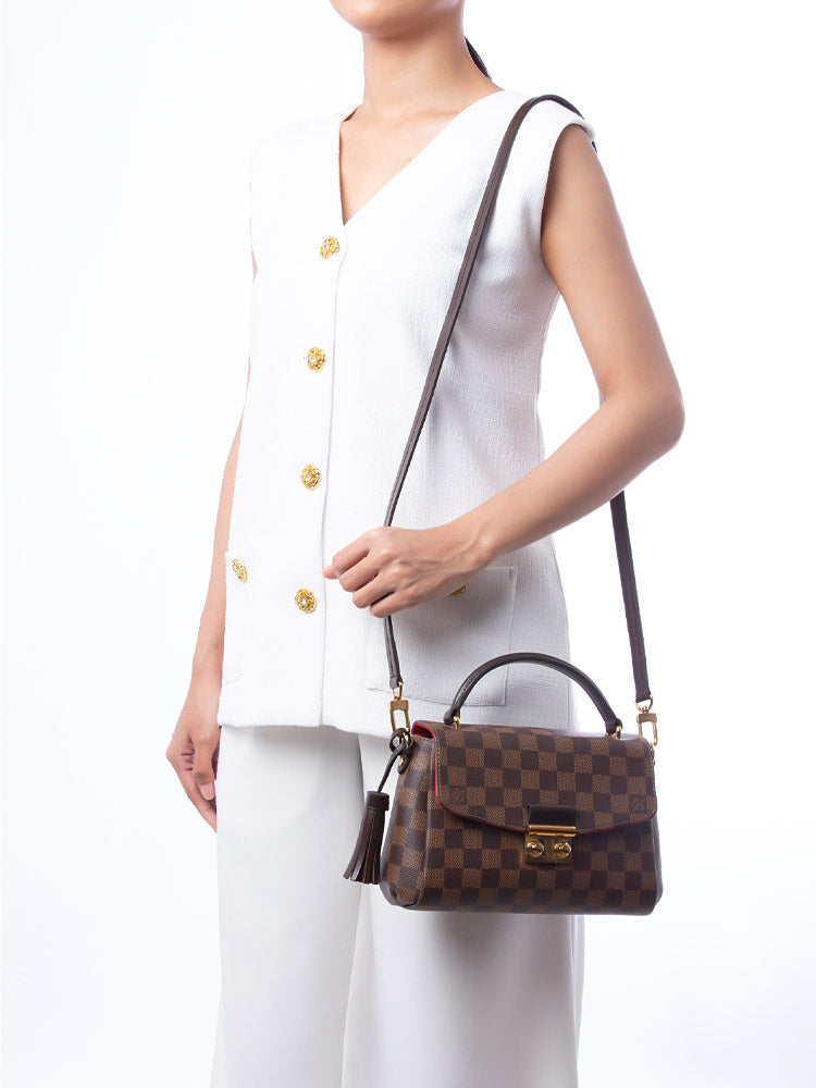 Louis Vuitton Croisette Damier Ebene Canvas